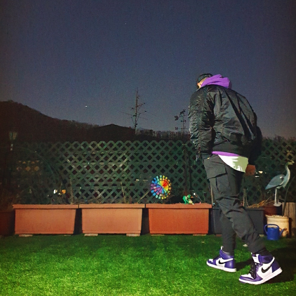 Jordan 1 Retro High OG Court Purple 2020 착용 스타일 - 2