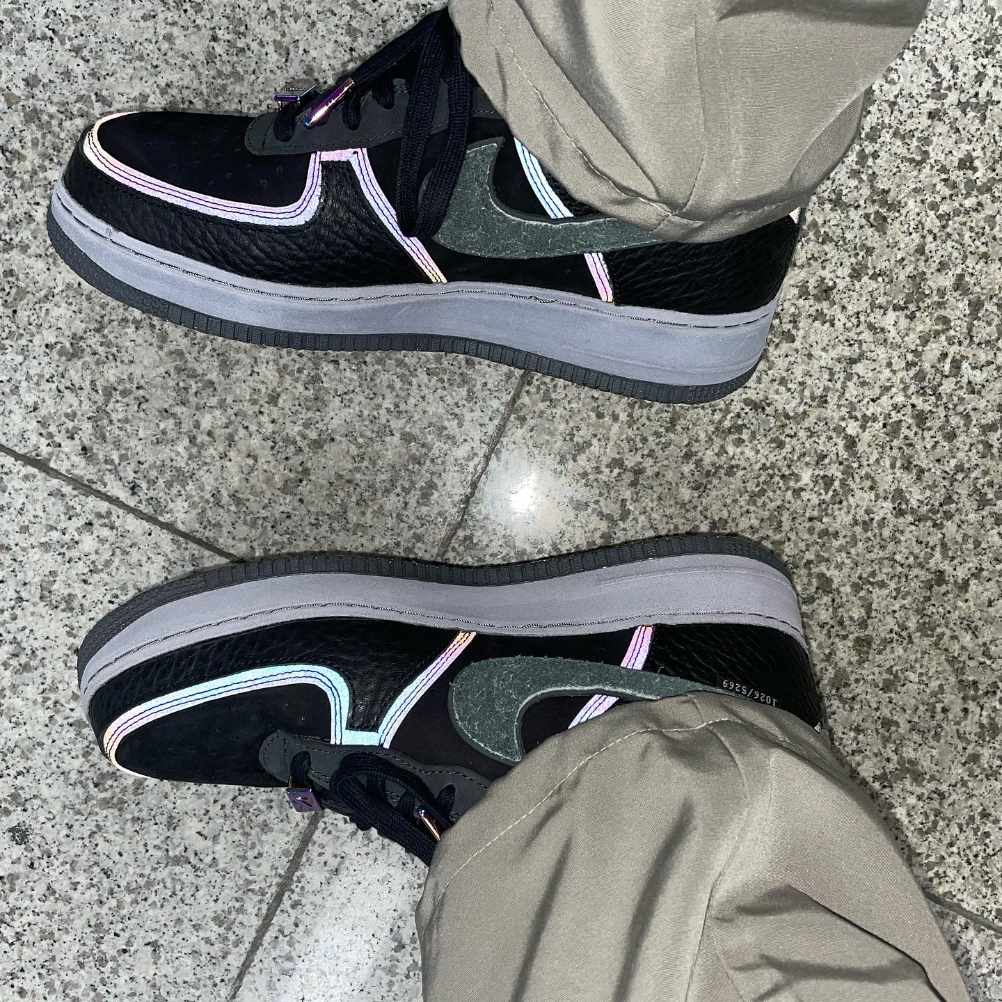 Nike x A Ma Maniere Air Force 1 Low, Supreme Backpack Black - 18FW 착용 스타일 - 3
