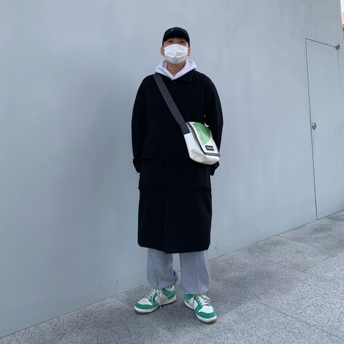 Nike x Kasina Dunk Low Road Sign - Kasina Exclusive, Supreme Waxed Cotton Camp Cap Black - 21FW 착용 스타일 - 2