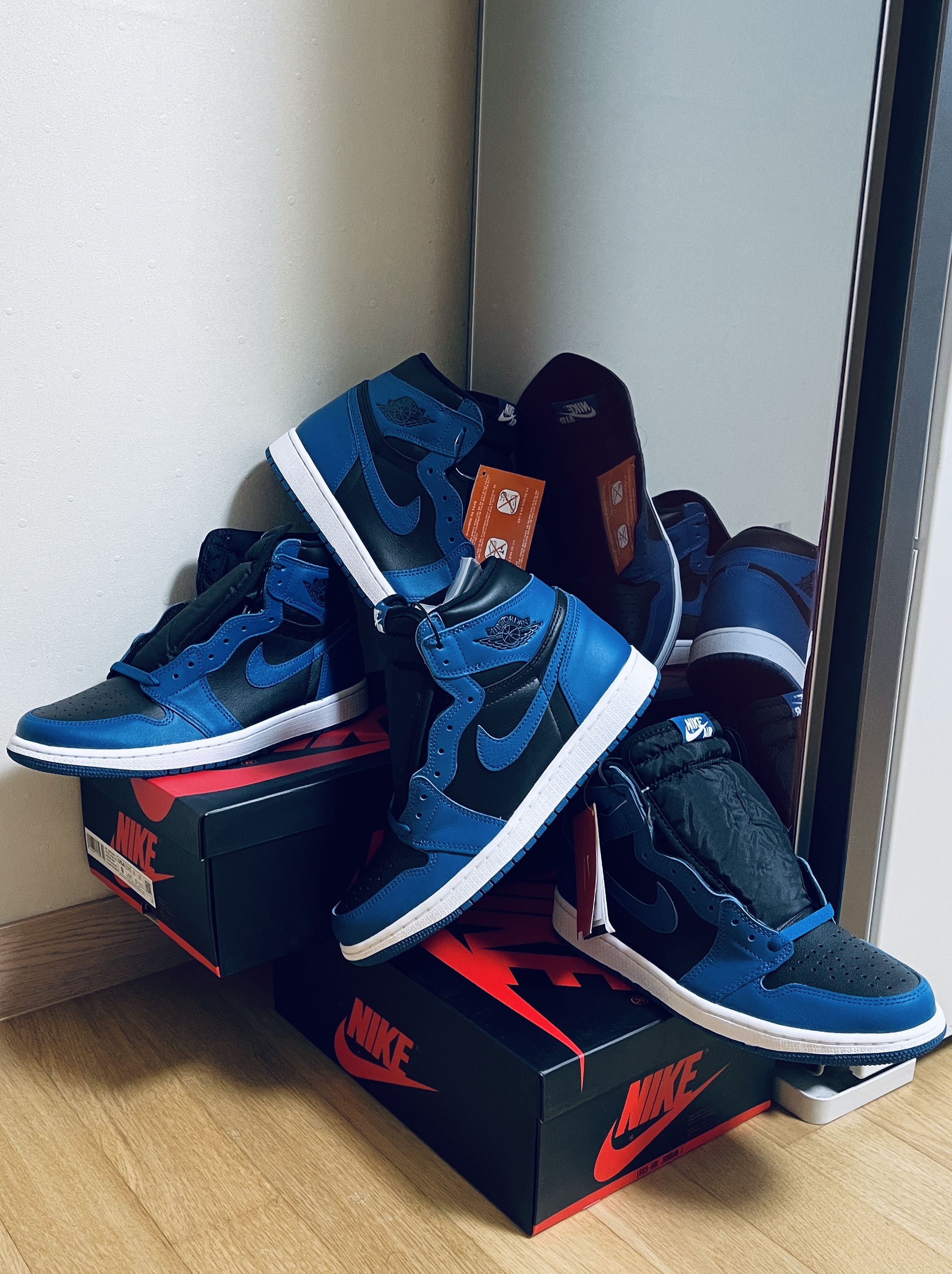 Jordan 1 Retro High OG Dark Marina Blue, (GS) Jordan 1 Retro High OG Dark Marina Blue 착용 스타일