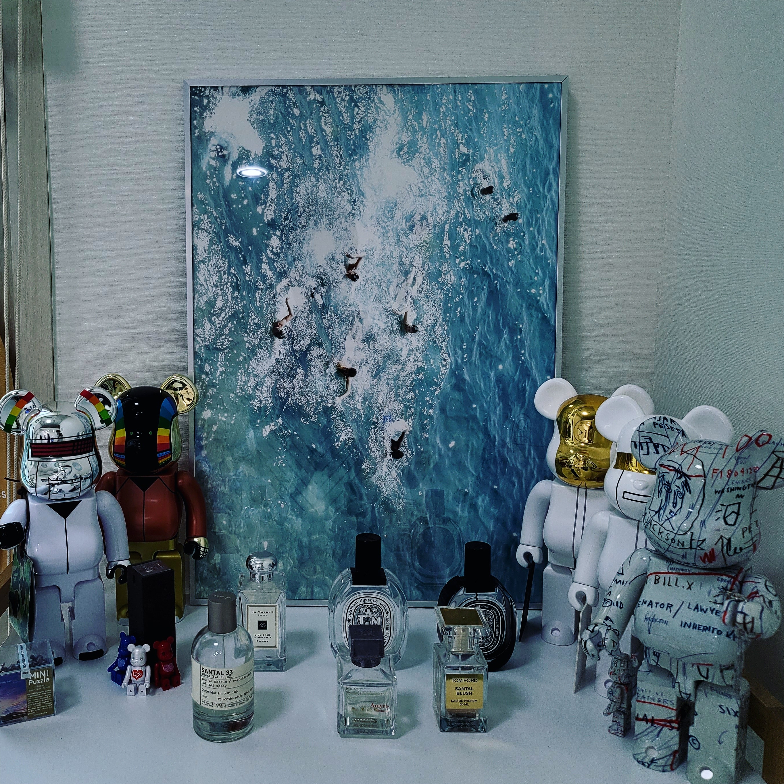Bearbrick x Daft Punk Discovery Ver. 2 Pack 400%, Bearbrick x Daft Punk White Suit Ver. 2 Pack 400% 착용 스타일