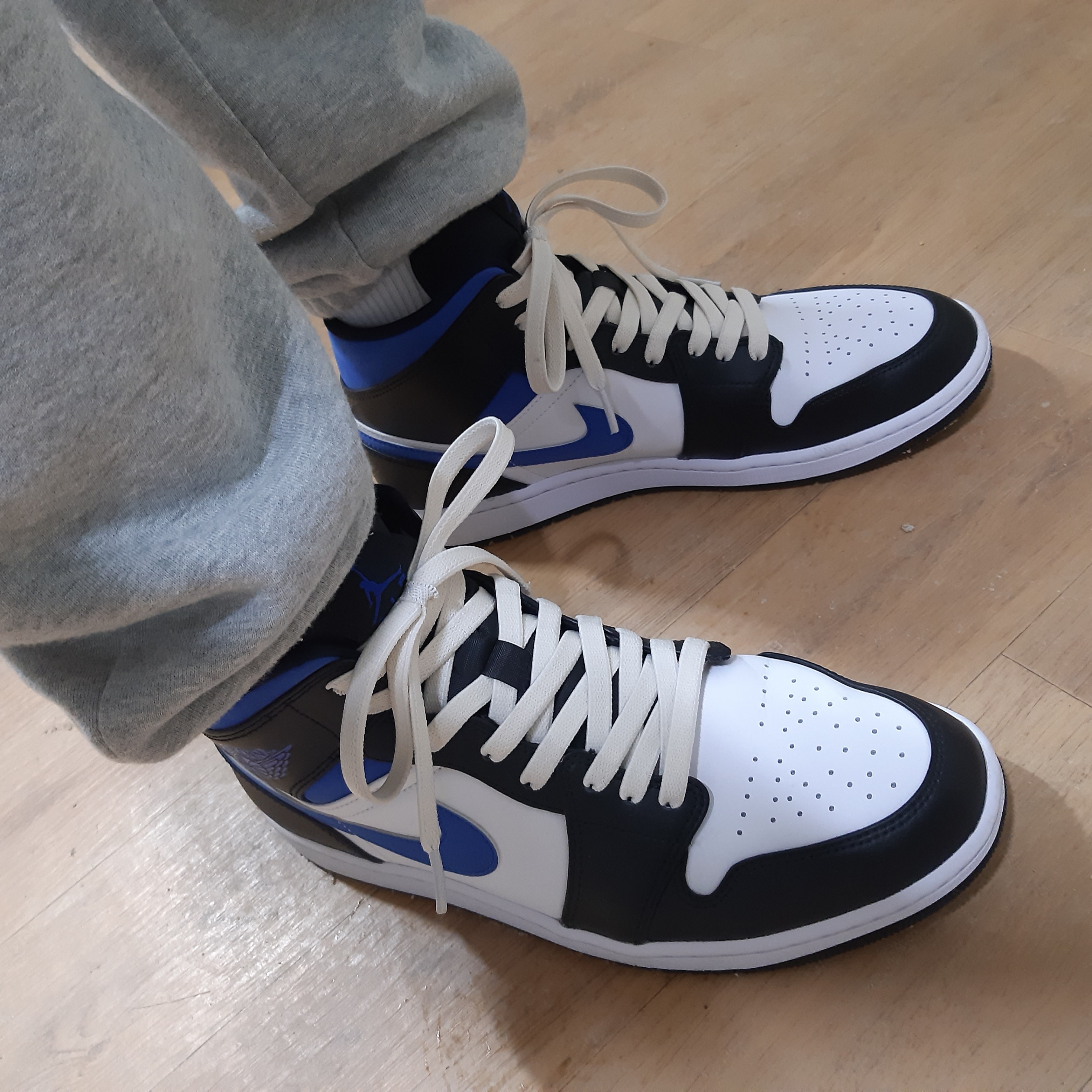 Jordan 1 Mid Racer Blue 착용 스타일 - 3