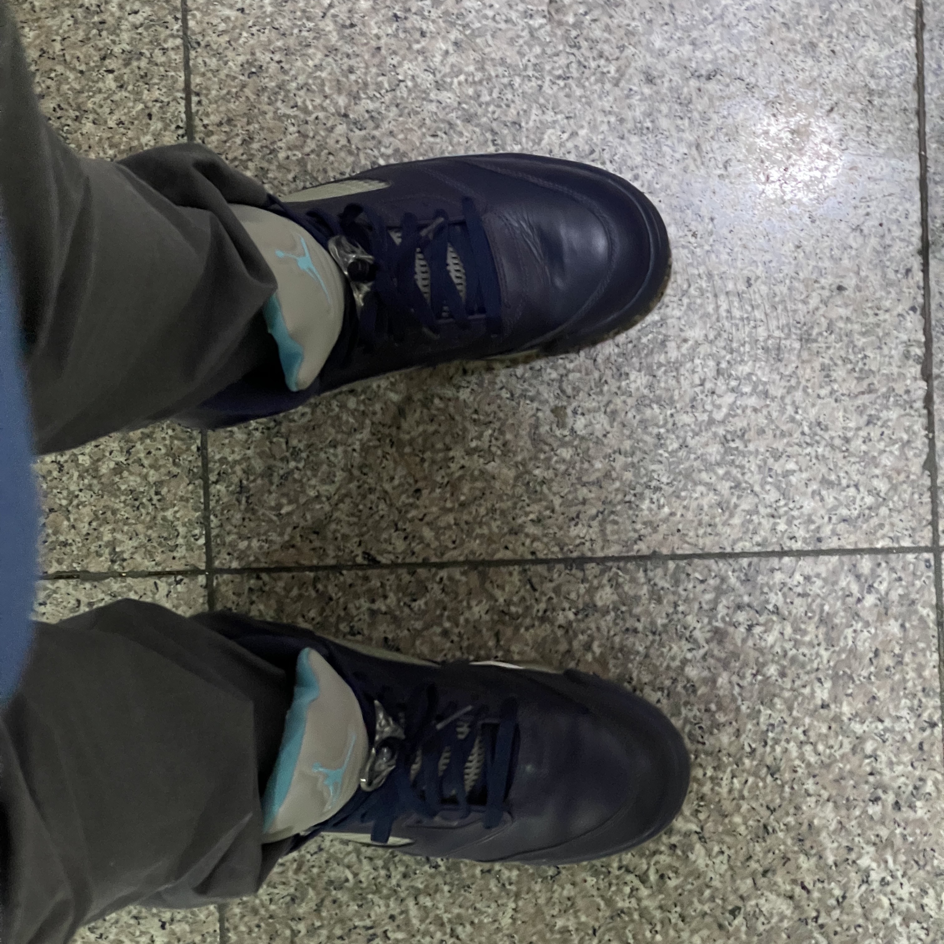 Jordan 5 Retro Pre-Grape 착용 스타일 - 2