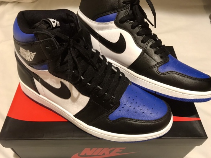 Jordan 1 Retro High OG Royal Toe 착용 스타일