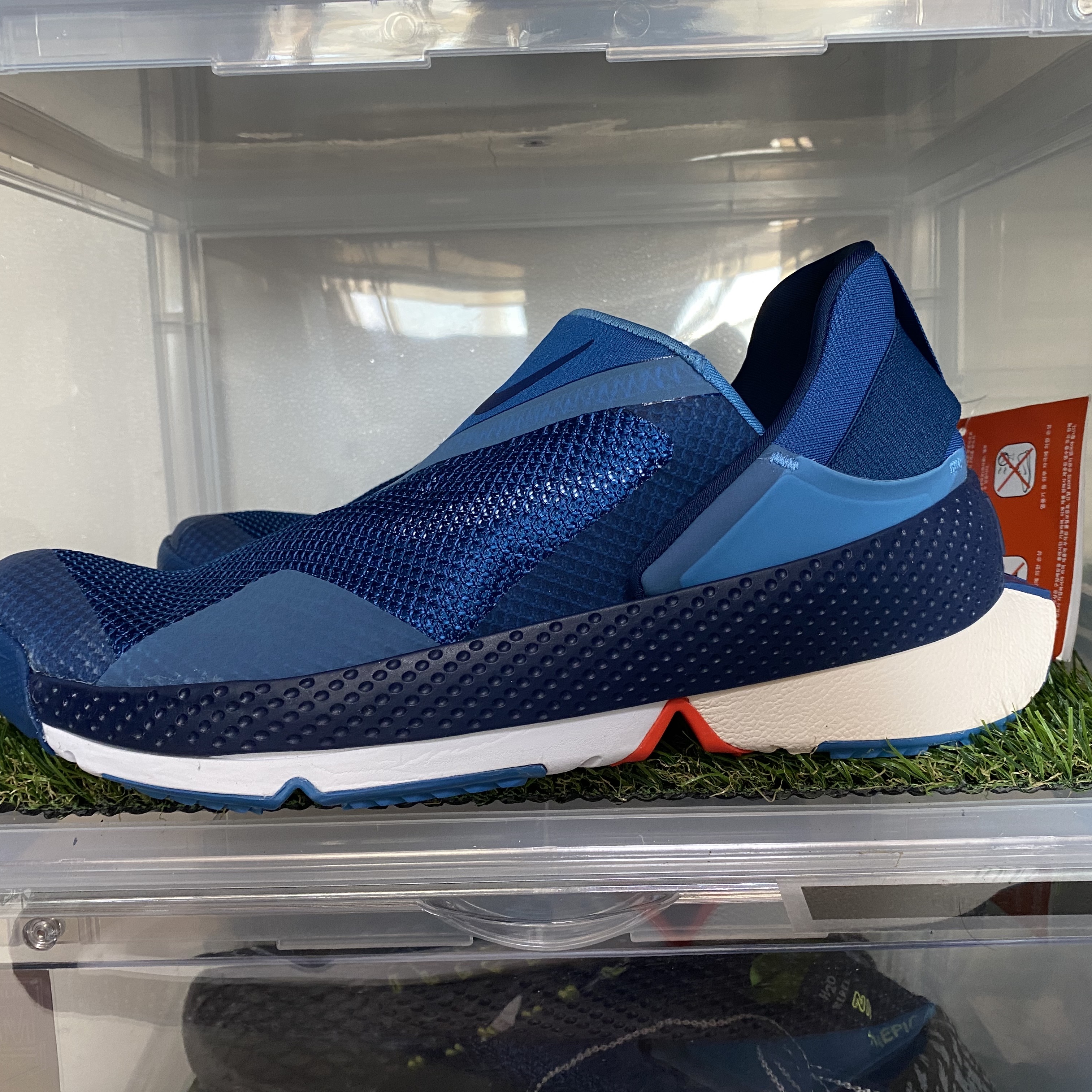 Nike Go Flyease Court Blue 착용 스타일 - 5