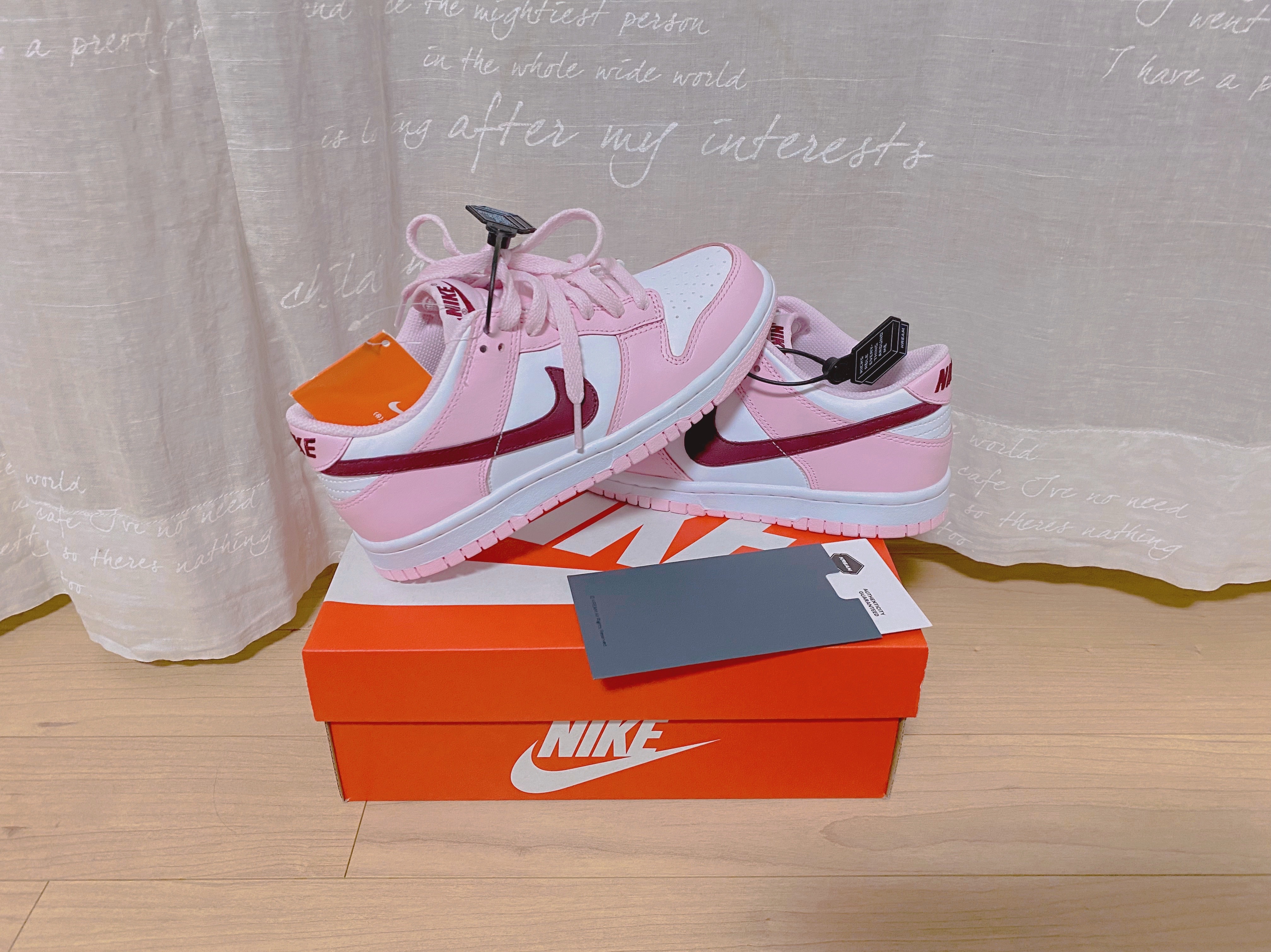 (GS) Nike Dunk Low Pink Foam 착용 스타일 - 2