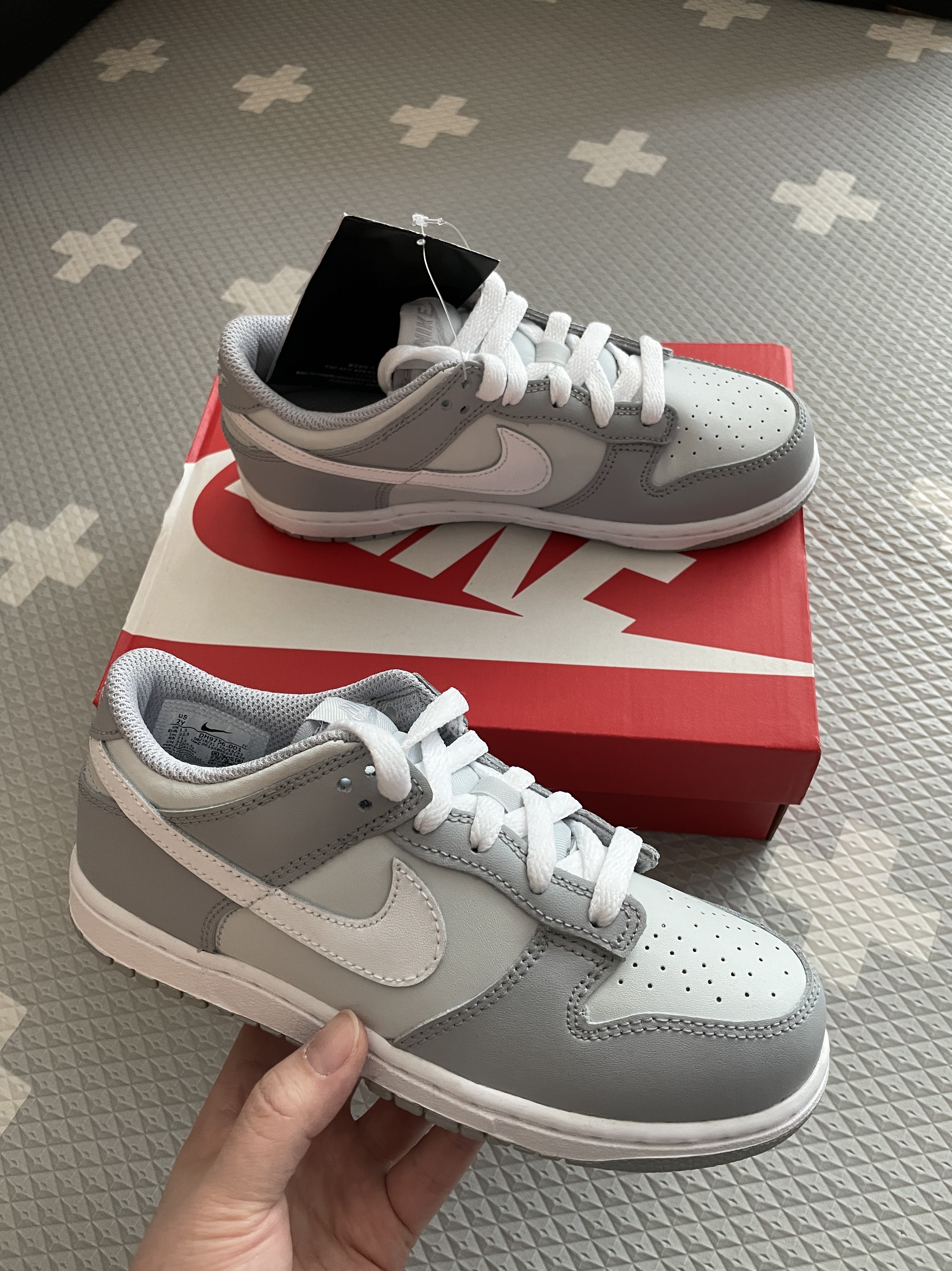 (PS) Nike Dunk Low Wolf Grey 착용 스타일 - 2
