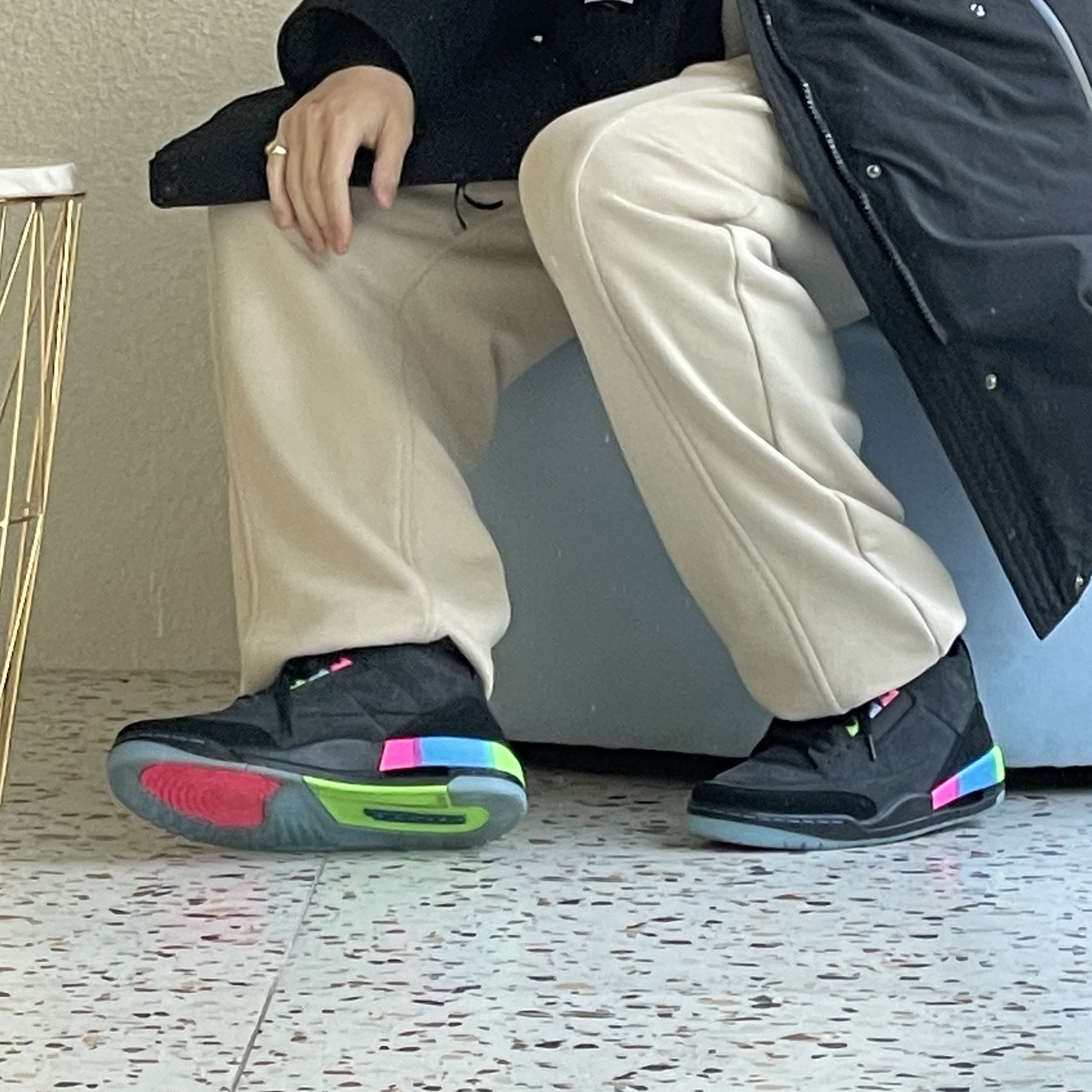 Jordan 3 Retro Quai 54 2018 착용 스타일 - 1