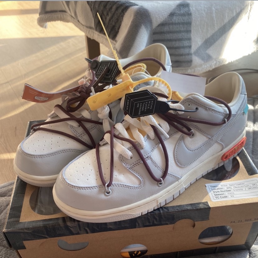 Nike x Off-White Dunk Low The 50 - Lot 46 착용 스타일
