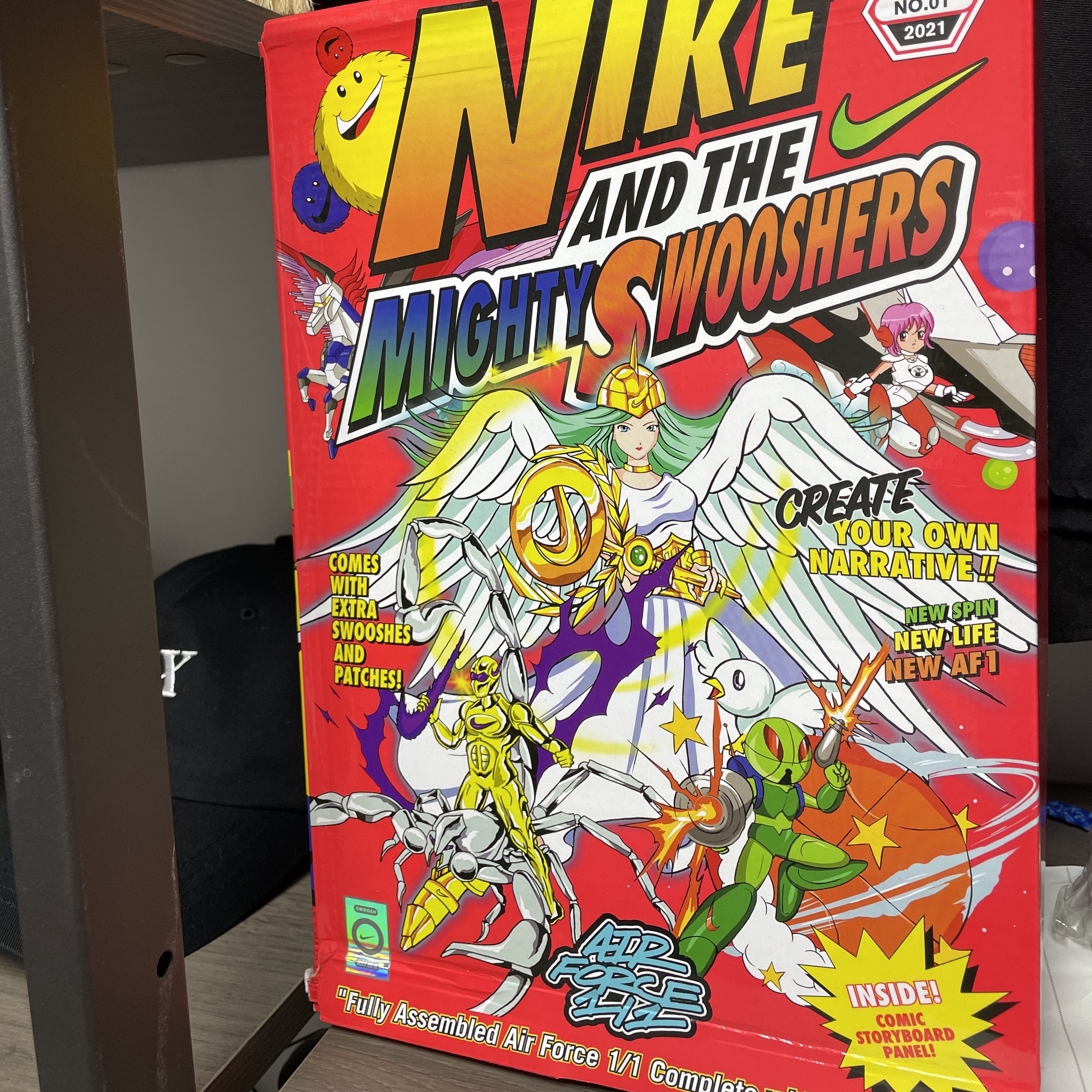 Nike Air Force 1/1 Mighty Swooshers 착용 스타일 - 1