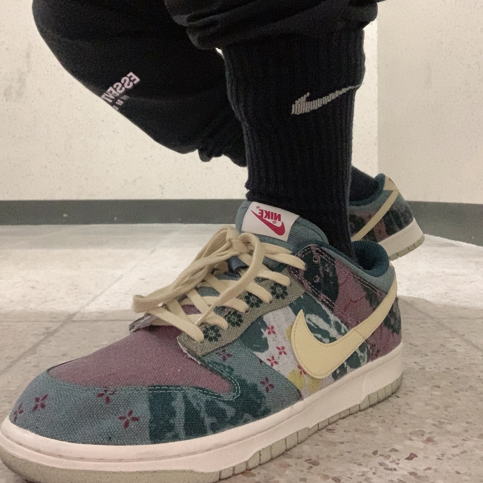 Nike Dunk Low SP Community Garden 착용 스타일 - 1