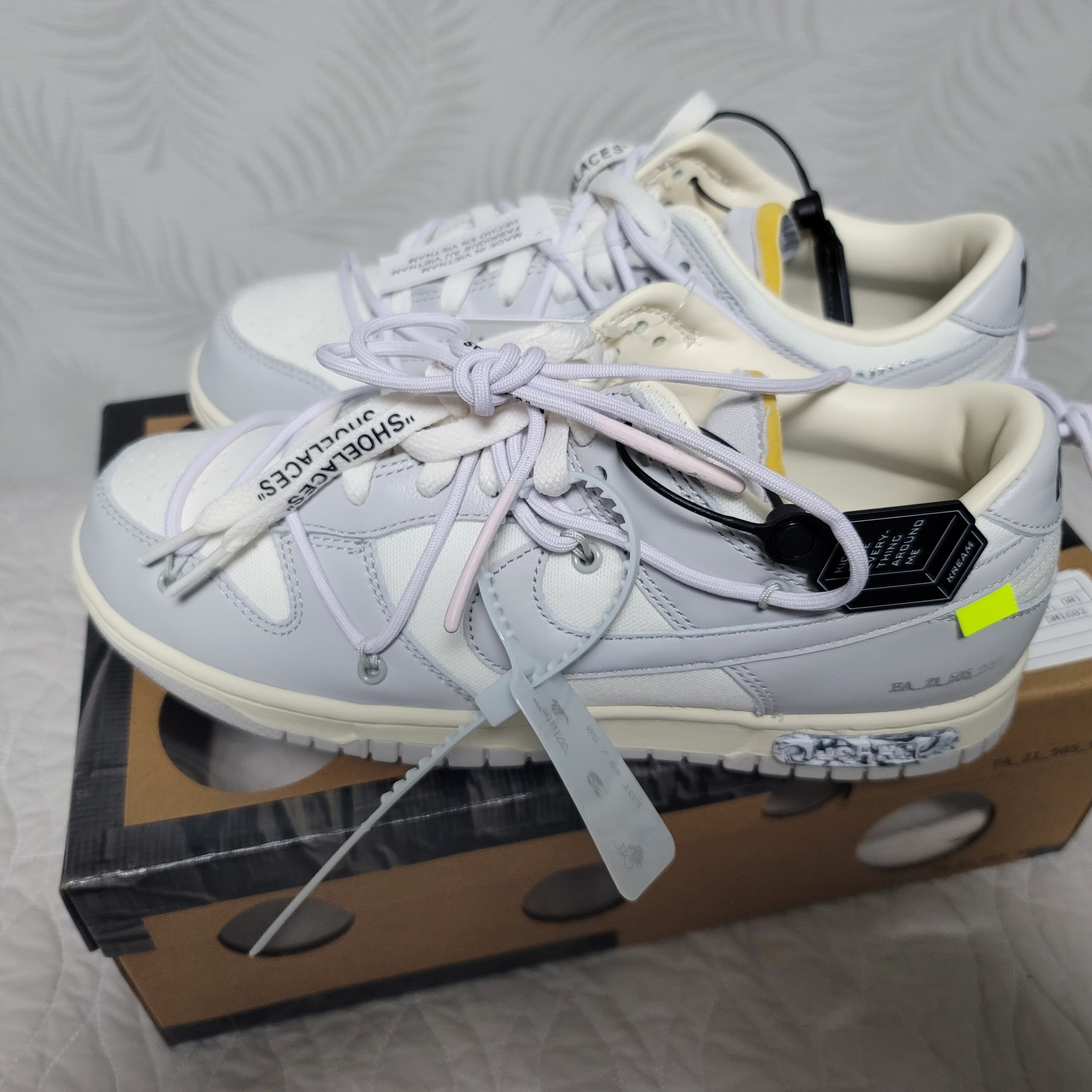 Nike x Off-White Dunk Low The 50 - Lot 49 착용 스타일 - 2