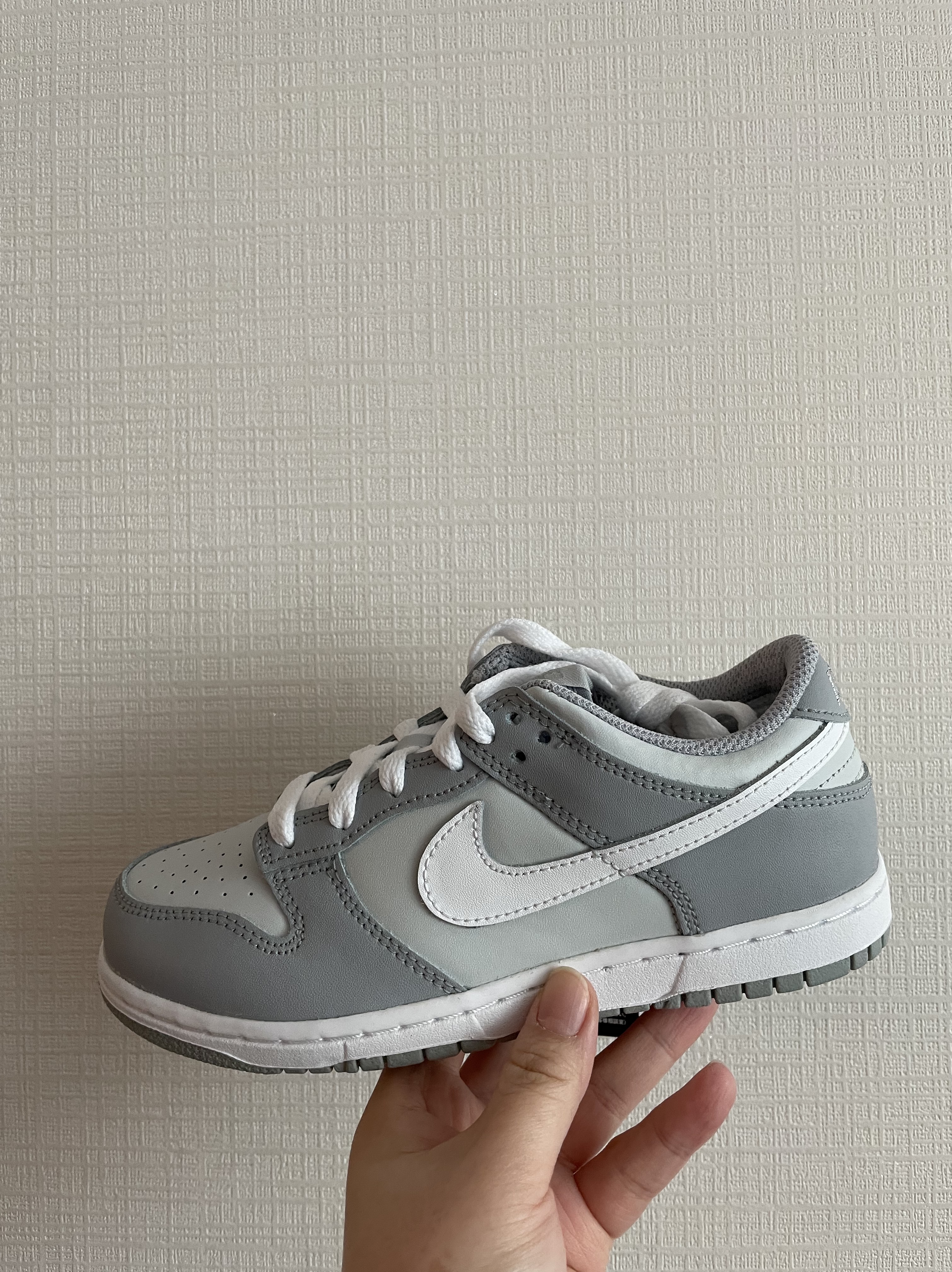 (PS) Nike Dunk Low Wolf Grey 착용 스타일 - 1