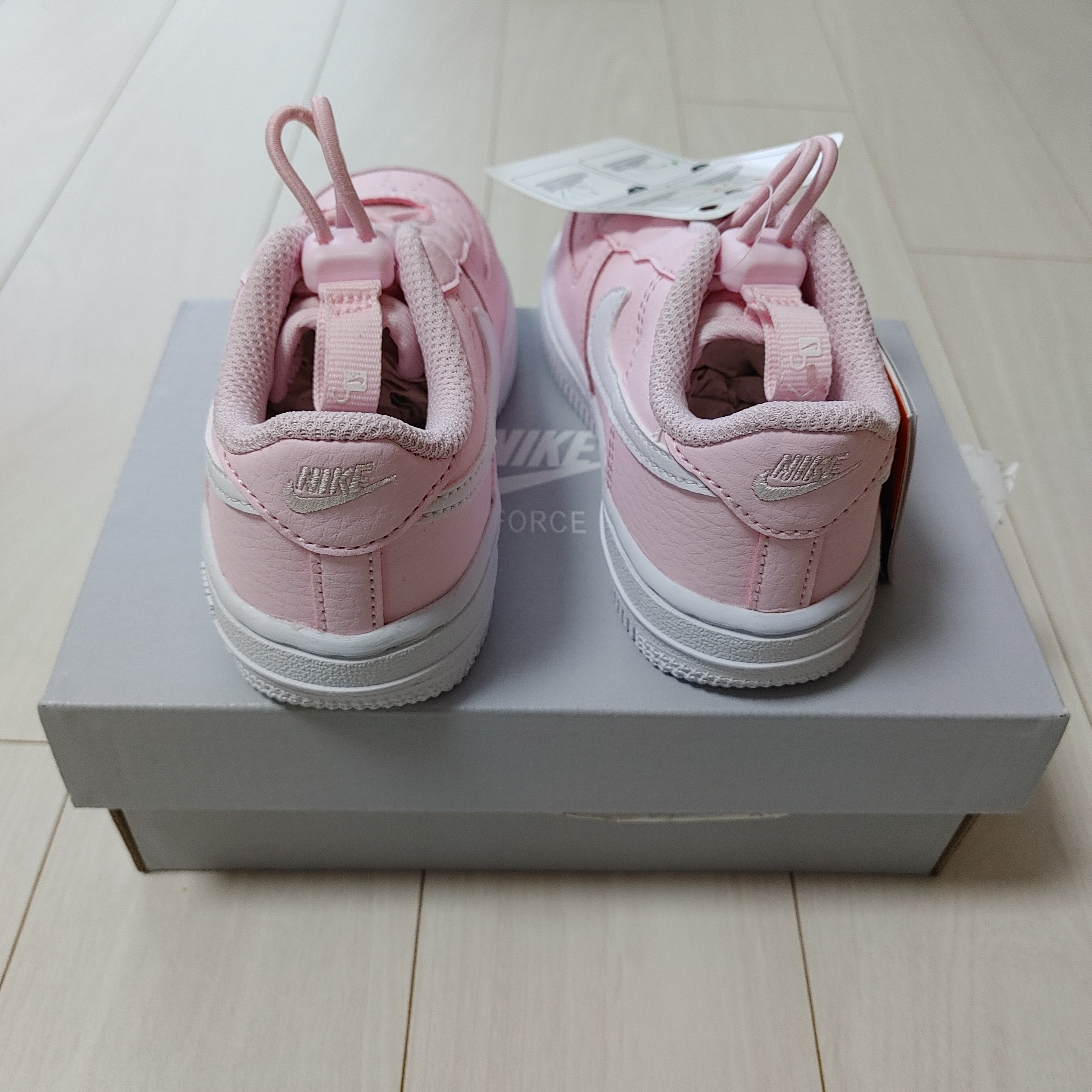 (TD) Nike Force 1 Toggle Pink Foam White ์ฐฉ์ฉ ์คํ์ผ - 4