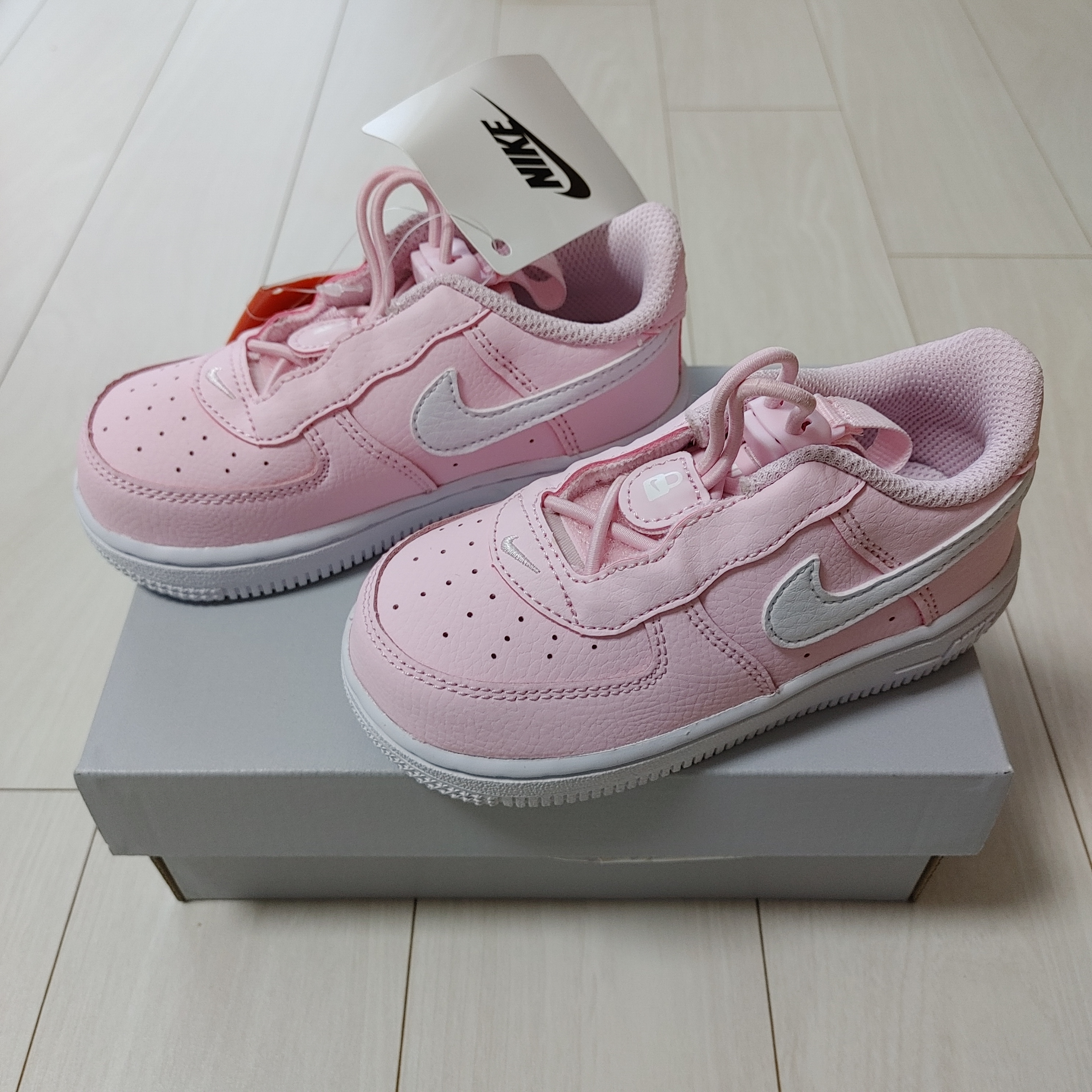 (TD) Nike Force 1 Toggle Pink Foam White ์ฐฉ์ฉ ์คํ์ผ - 3