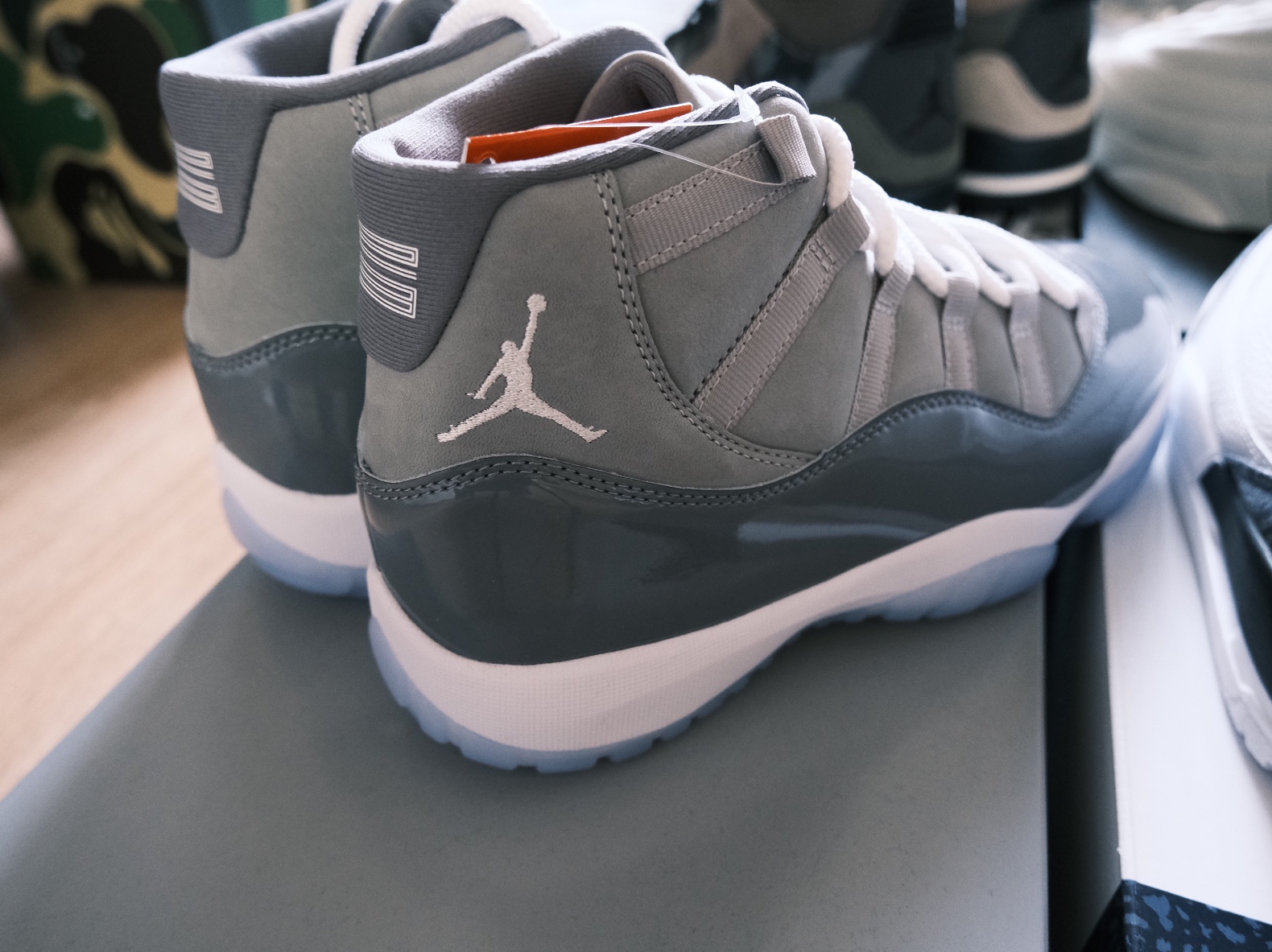 Jordan 11 Retro Cool Grey 2021, Jordan 3 Retro SE Patchwork 착용 스타일 - 3