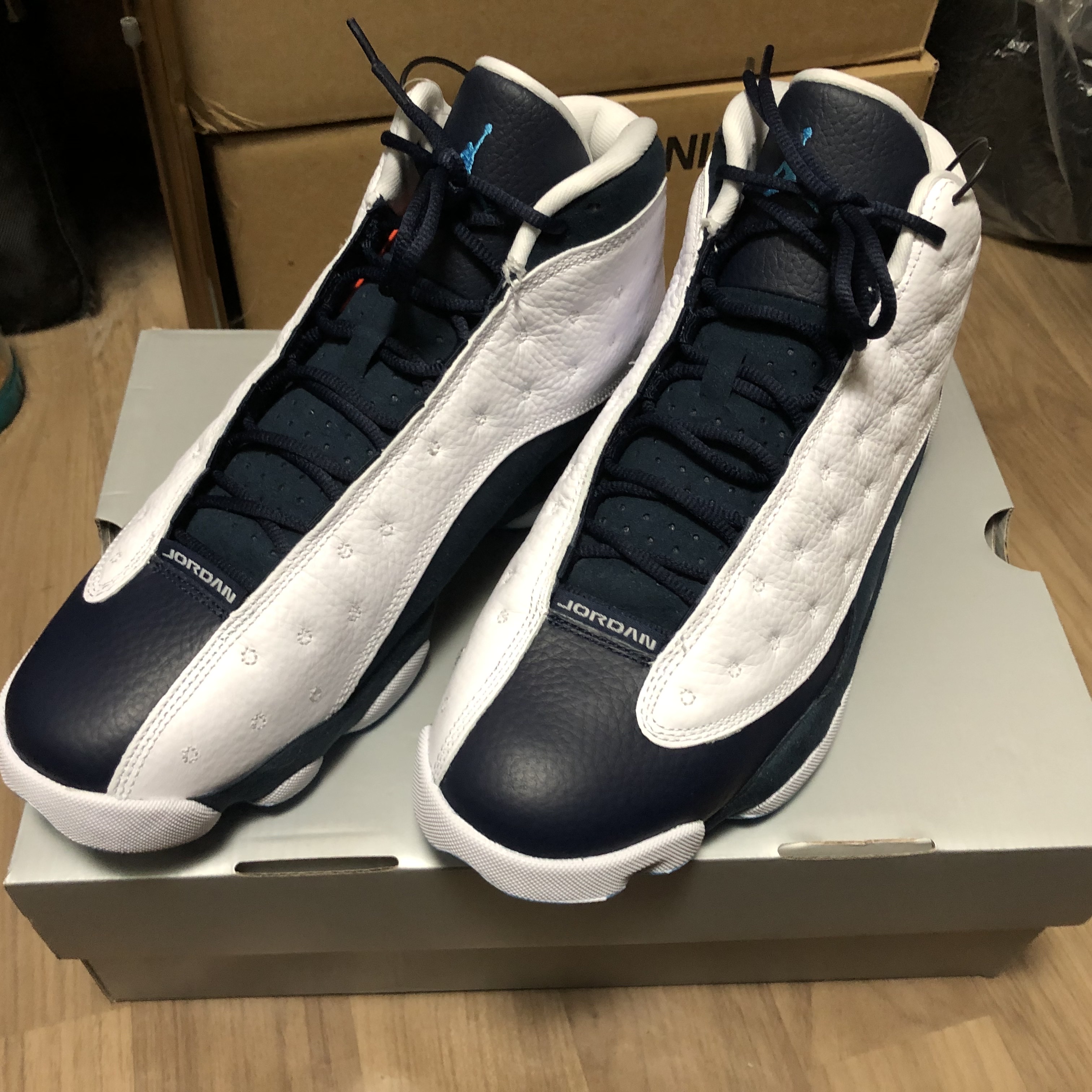 Jordan 13 Retro Obsidian 착용 스타일 - 1