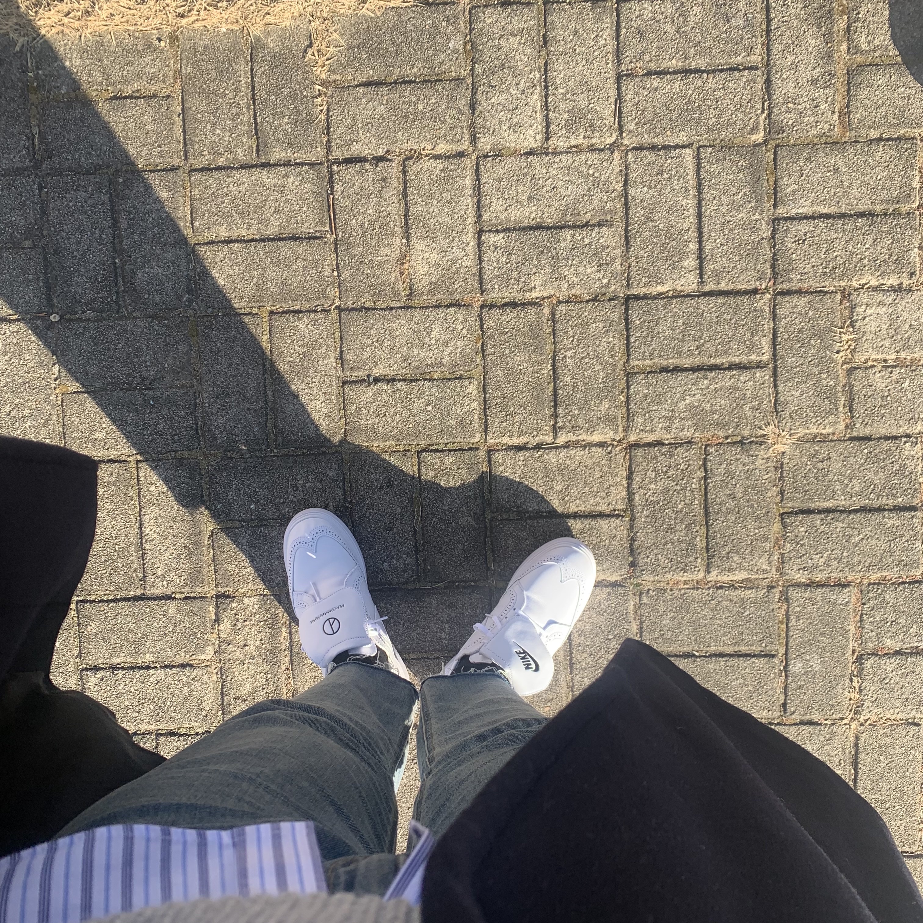 Nike x Peaceminusone Kwondo1 White 착용 스타일