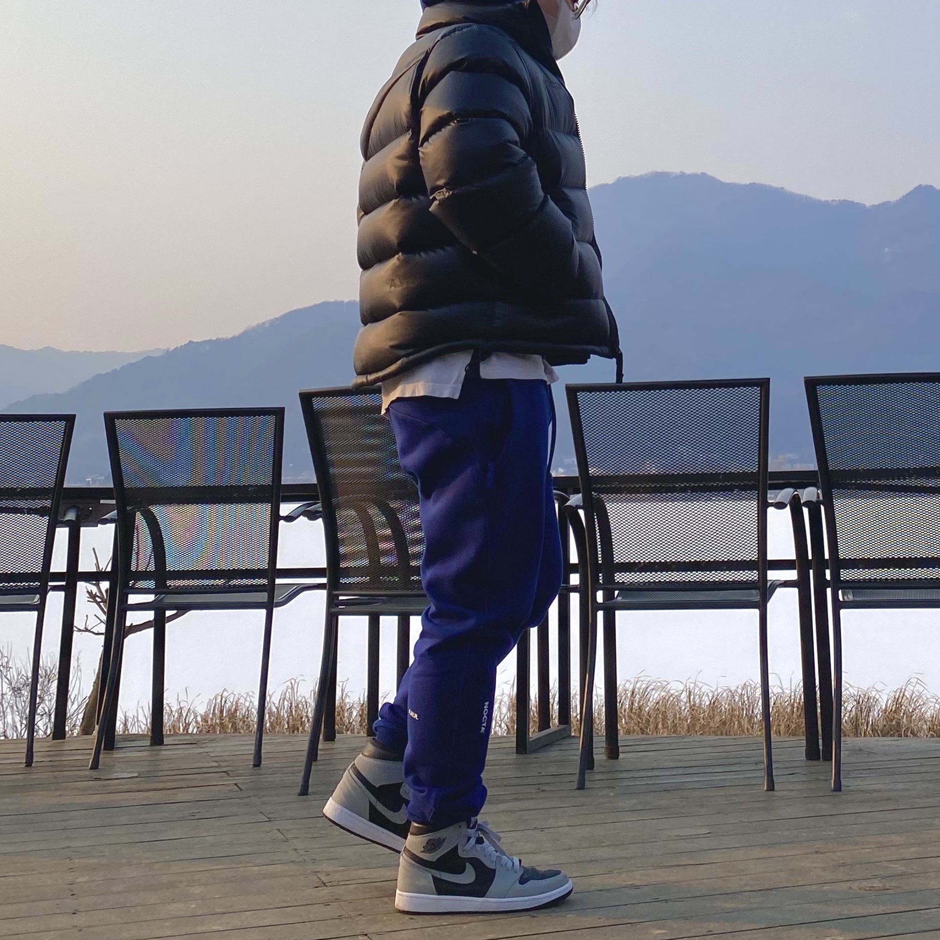 Nike x Drake Nocta Cardinal Stock Essential Hoodie Navy - US/EU, Nike x Drake Nocta Puffer Jacket Black - Asia 착용 스타일