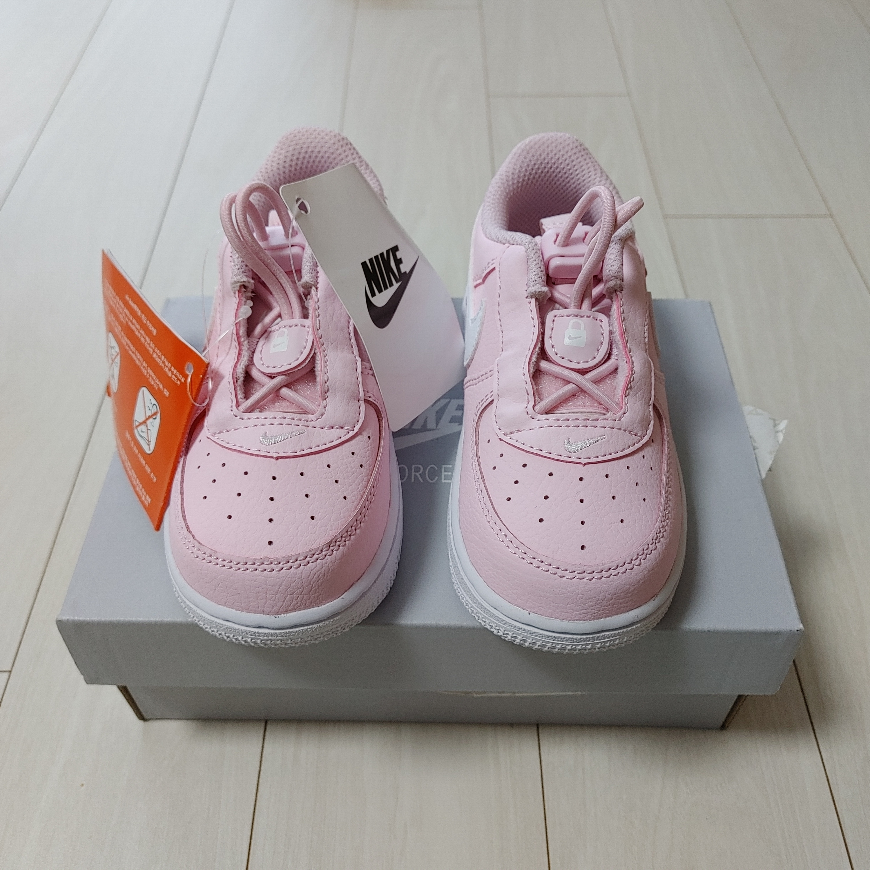 (TD) Nike Force 1 Toggle Pink Foam White ์ฐฉ์ฉ ์คํ์ผ - 1