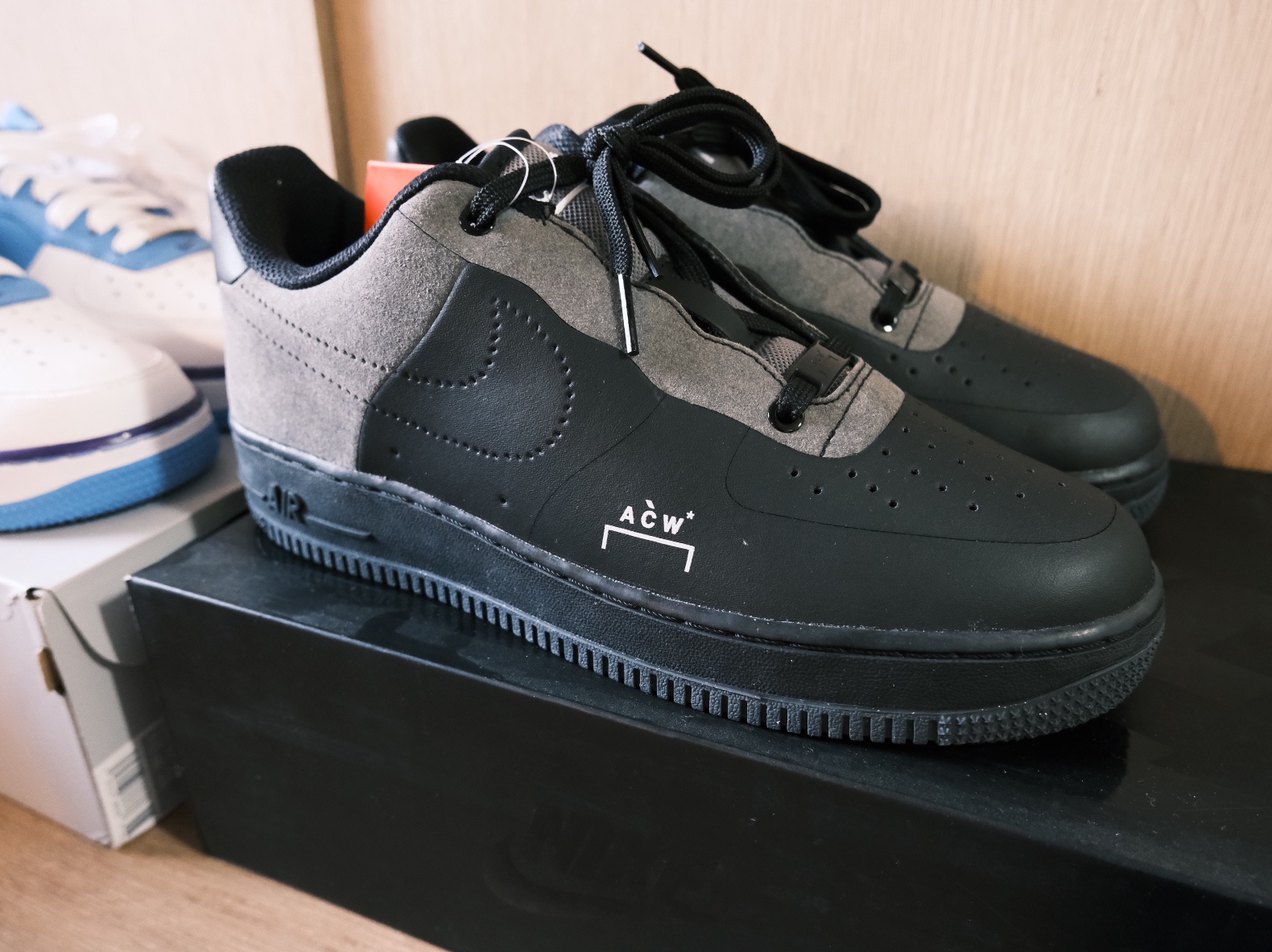 Nike x NBA Air Force 1 '07 LV8 EMB White and Coast Field, Nike Air Force 1 '07 Craft Ridgerock 착용 스타일 - 3