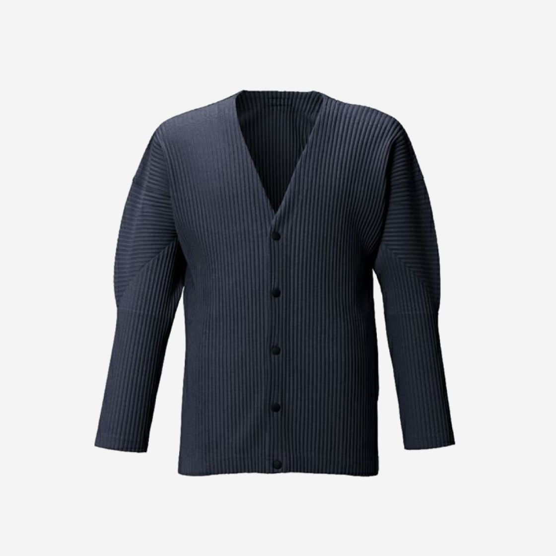 Homme Plisse Issey Miyake Basics Cardigan Navy 상세 이미지 1