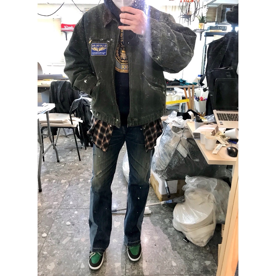 Jordan 1 Retro High OG Pine Green Black 착용 스타일