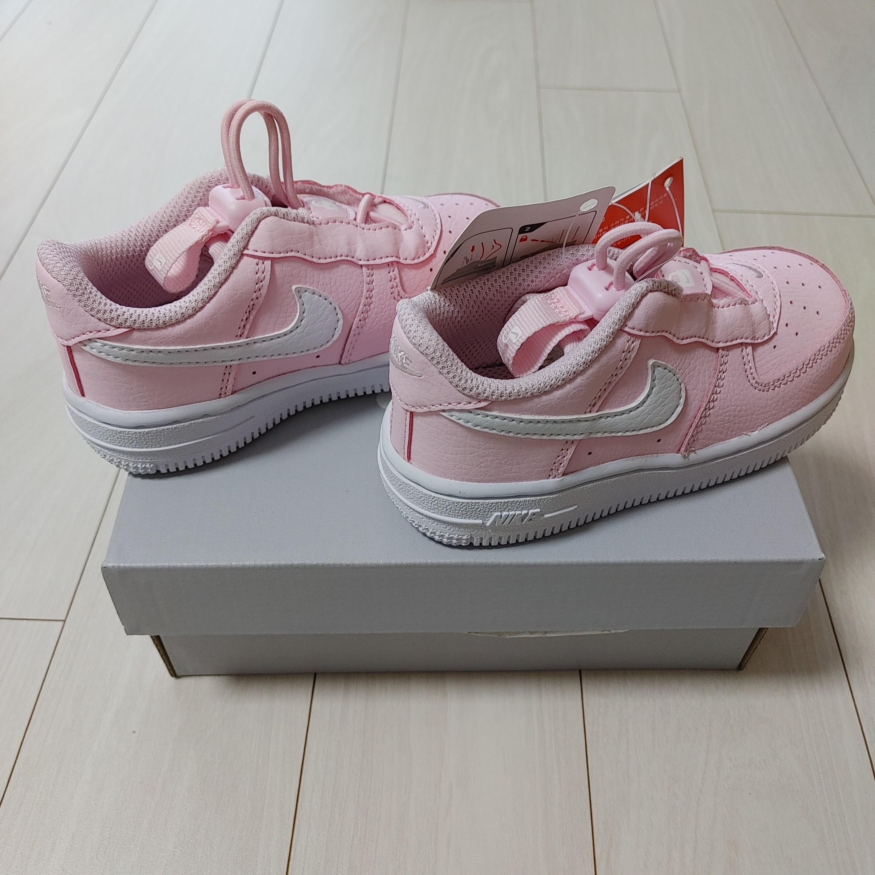 (TD) Nike Force 1 Toggle Pink Foam White ์ฐฉ์ฉ ์คํ์ผ - 2