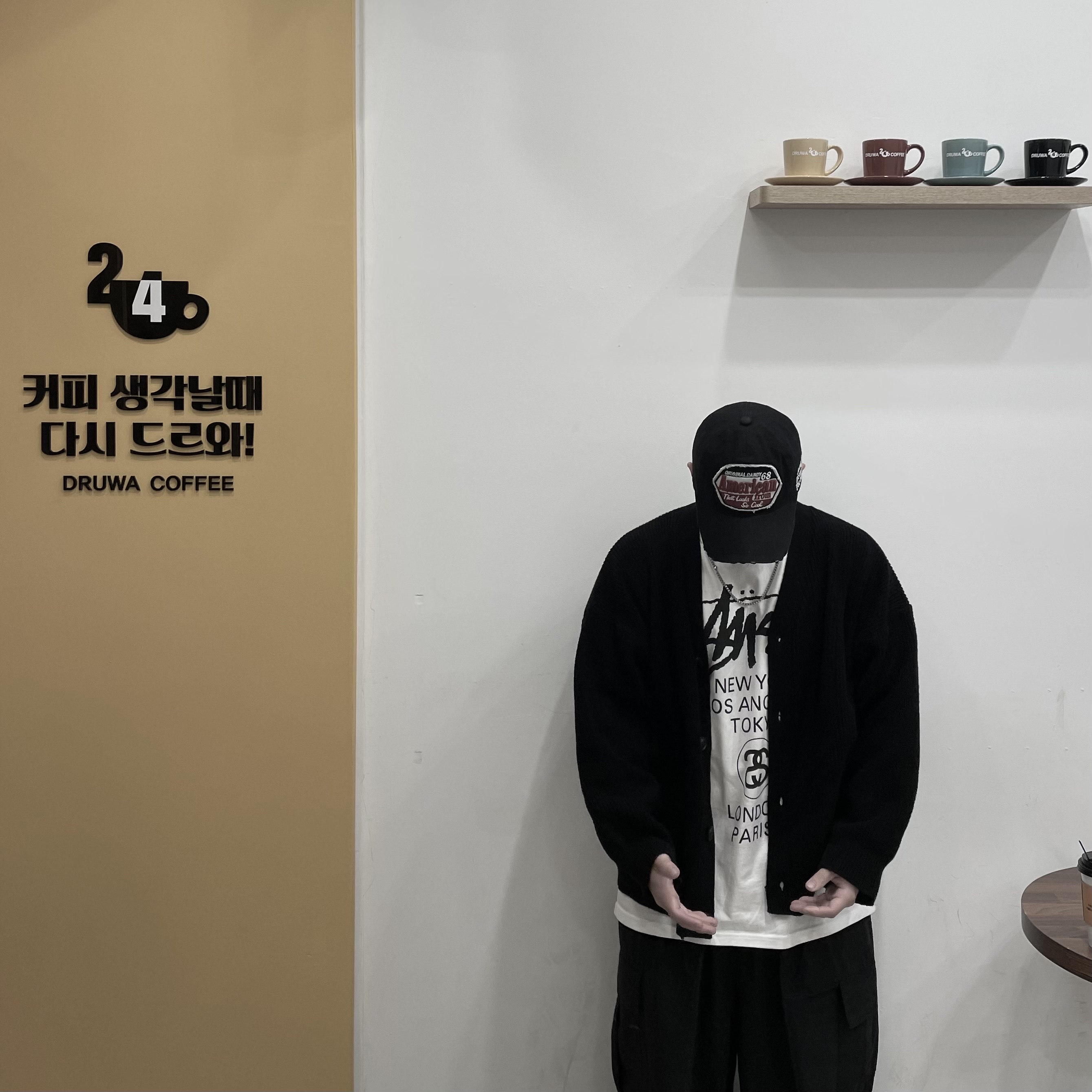 Stussy World Tour T-Shirt White, Jordan 1 Retro High OG Shadow 2.0 착용 스타일 - 1