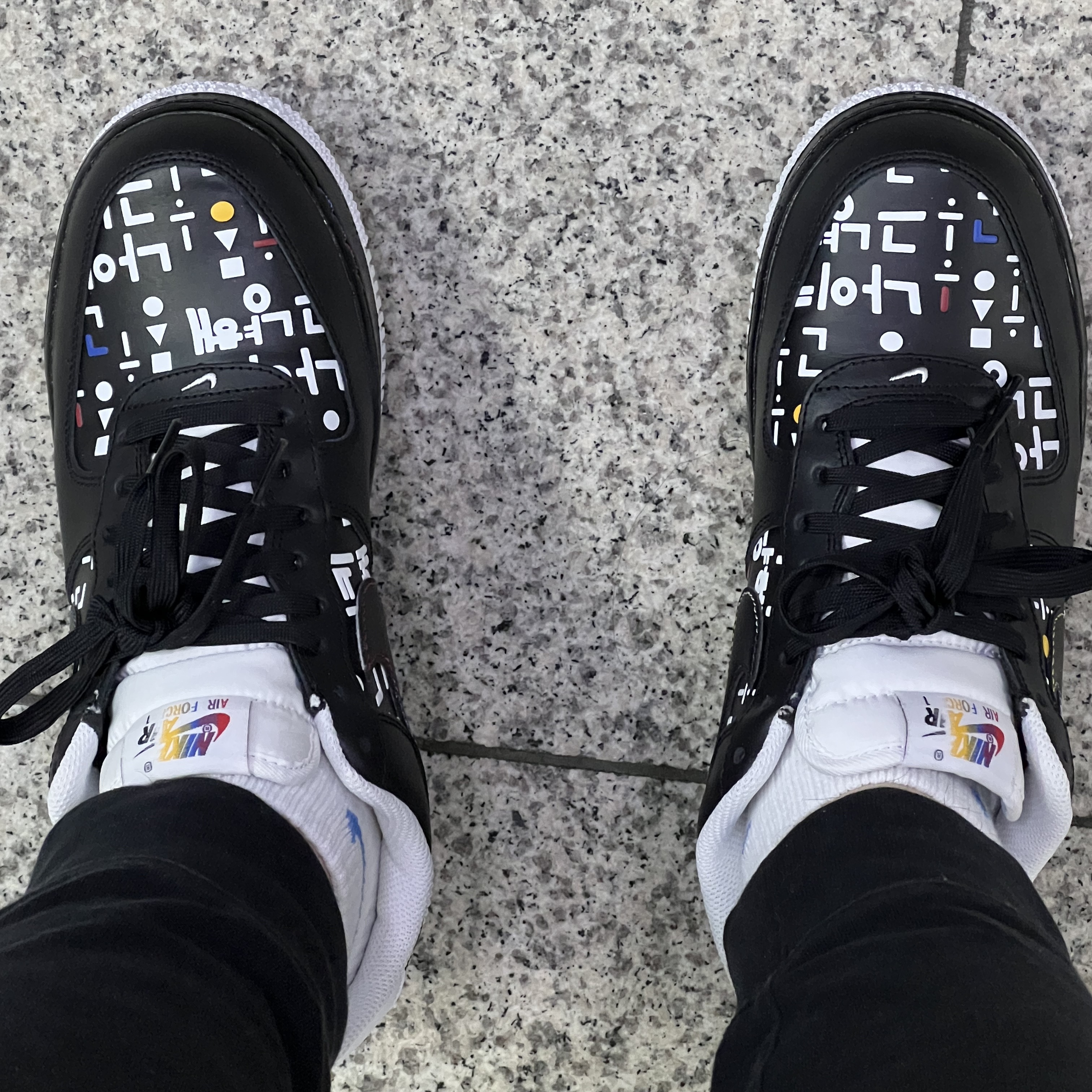 Nike Air Force 1 '07 LV8 Hangul Day 착용 스타일
