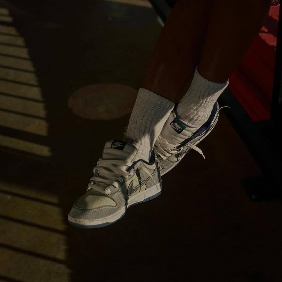 Nike x Union Dunk Low Passport Pack Pistachio 착용 스타일 - 3