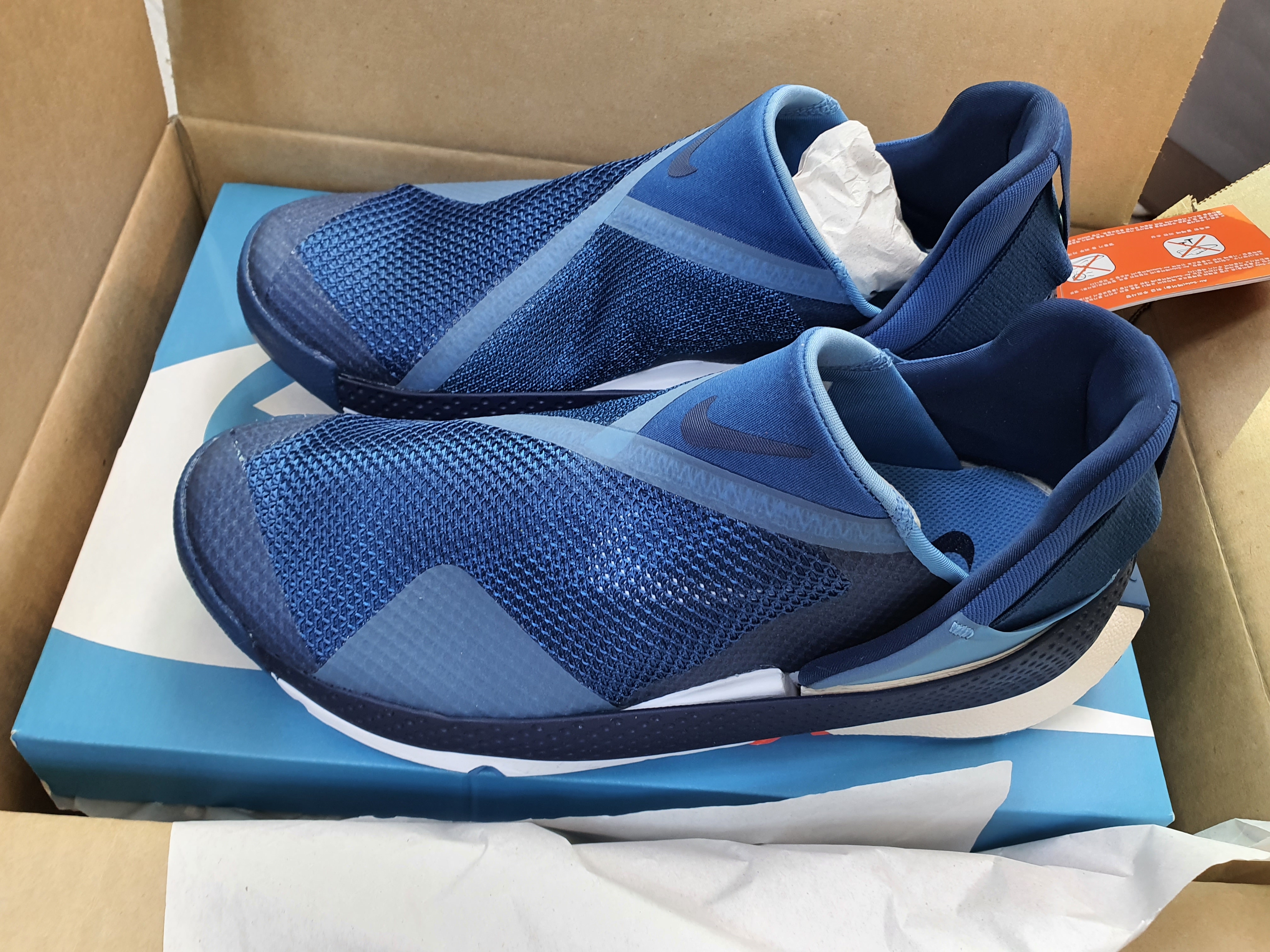Nike Go Flyease Court Blue 착용 스타일 - 1