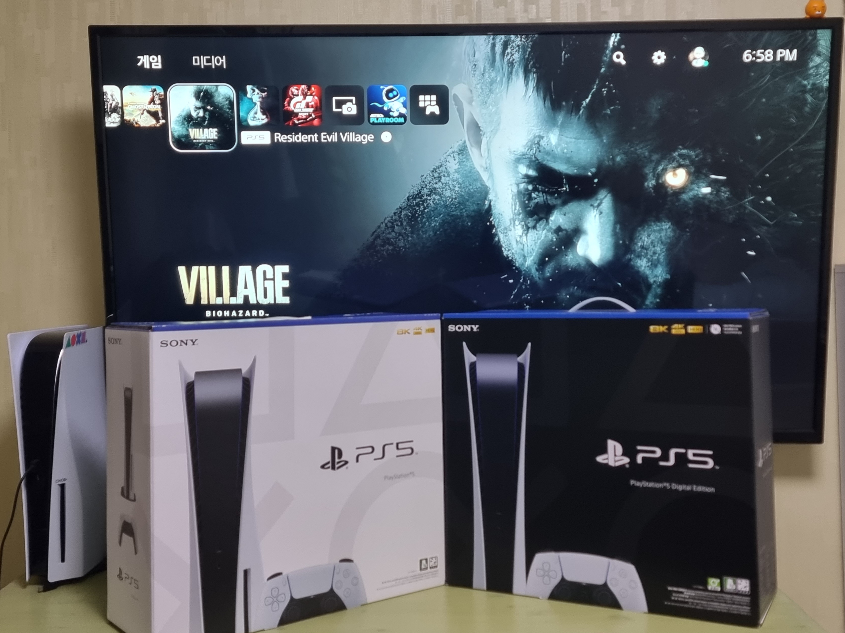 Playstation 5 Digital Edition (SIEK 220V), Playstation 5 Blu-ray Edition (SIEK 220V) 착용 스타일