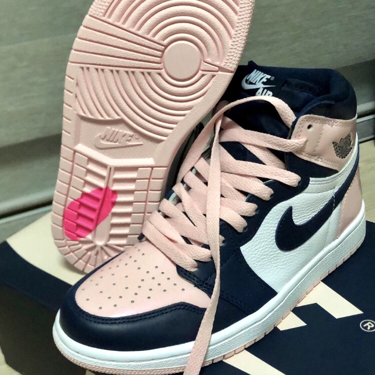 (W) Jordan 1 Retro High OG Atmosphere 착용 스타일 - 5