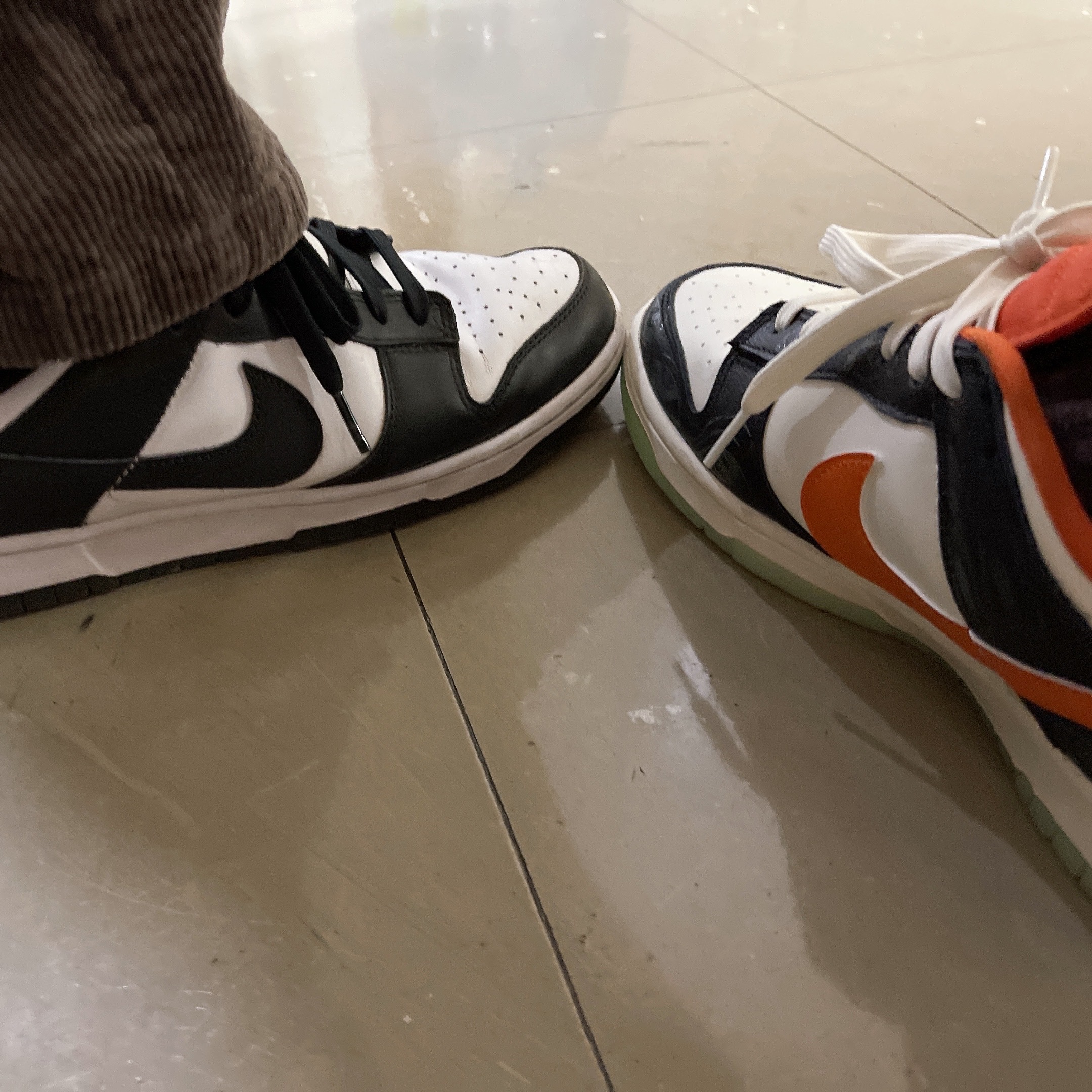 Nike Dunk Low Retro Black, Nike Dunk Low Retro PRM Halloween 착용 스타일