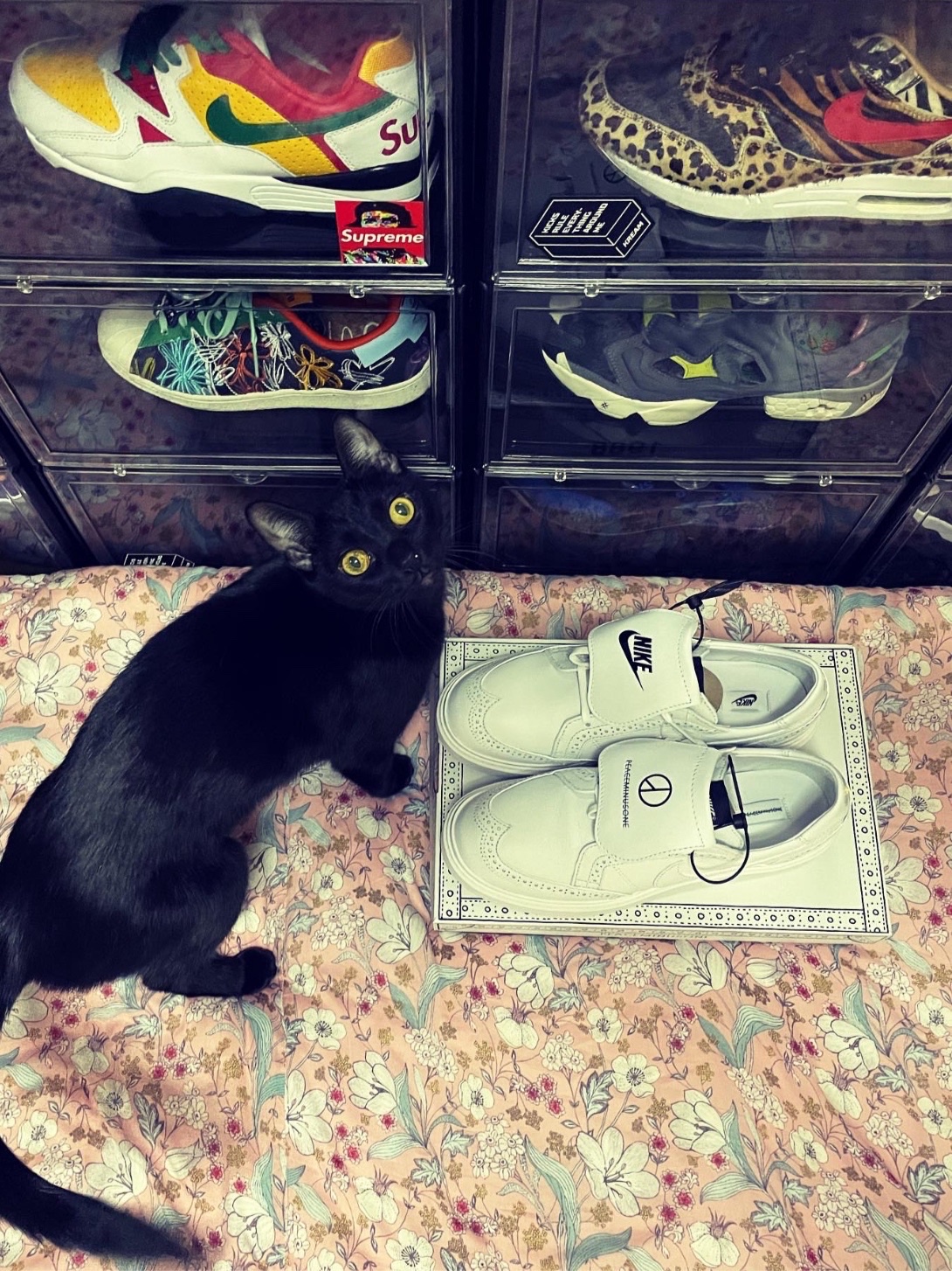 Nike x Peaceminusone Kwondo1 White 착용 스타일