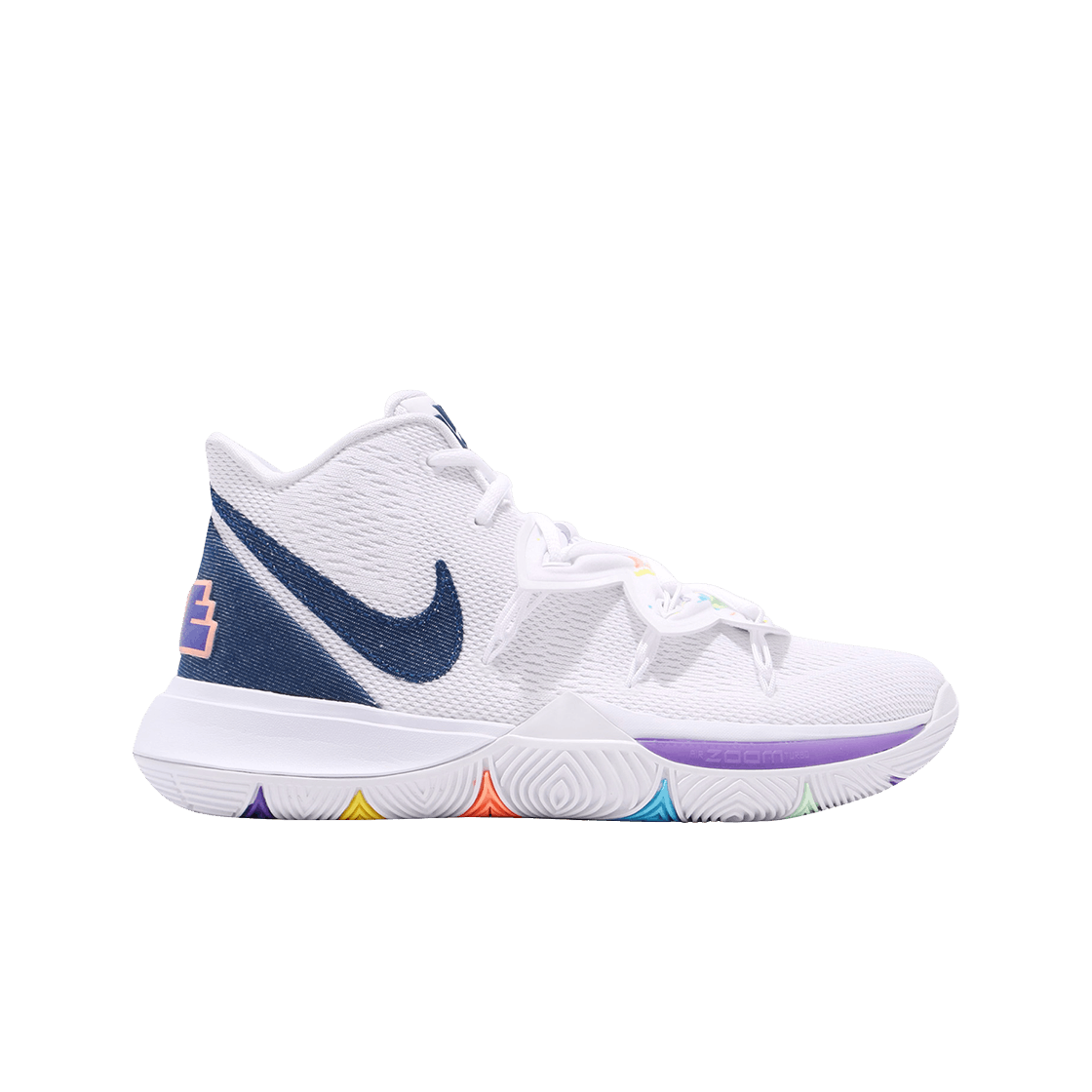 Blue and white store kyrie 5