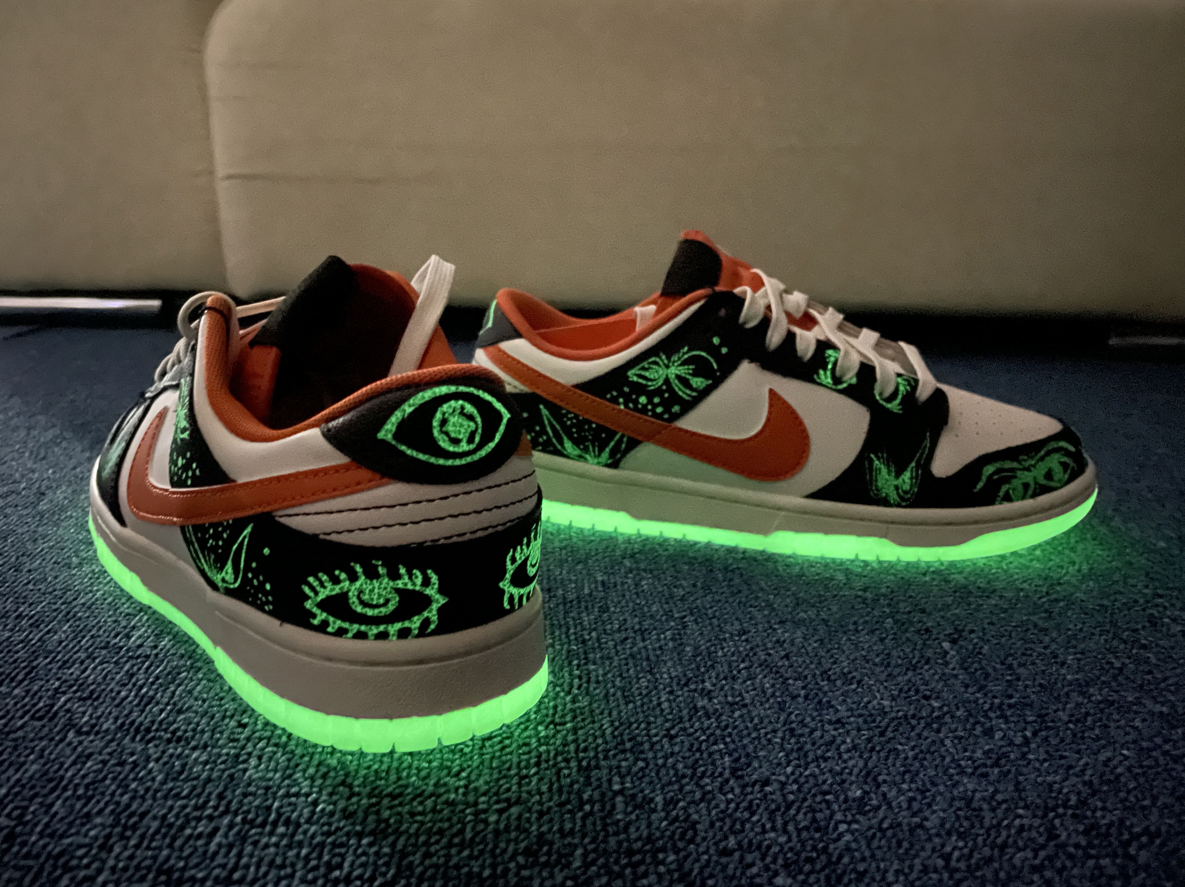 Nike Dunk Low Retro PRM Halloween 착용 스타일 - 4