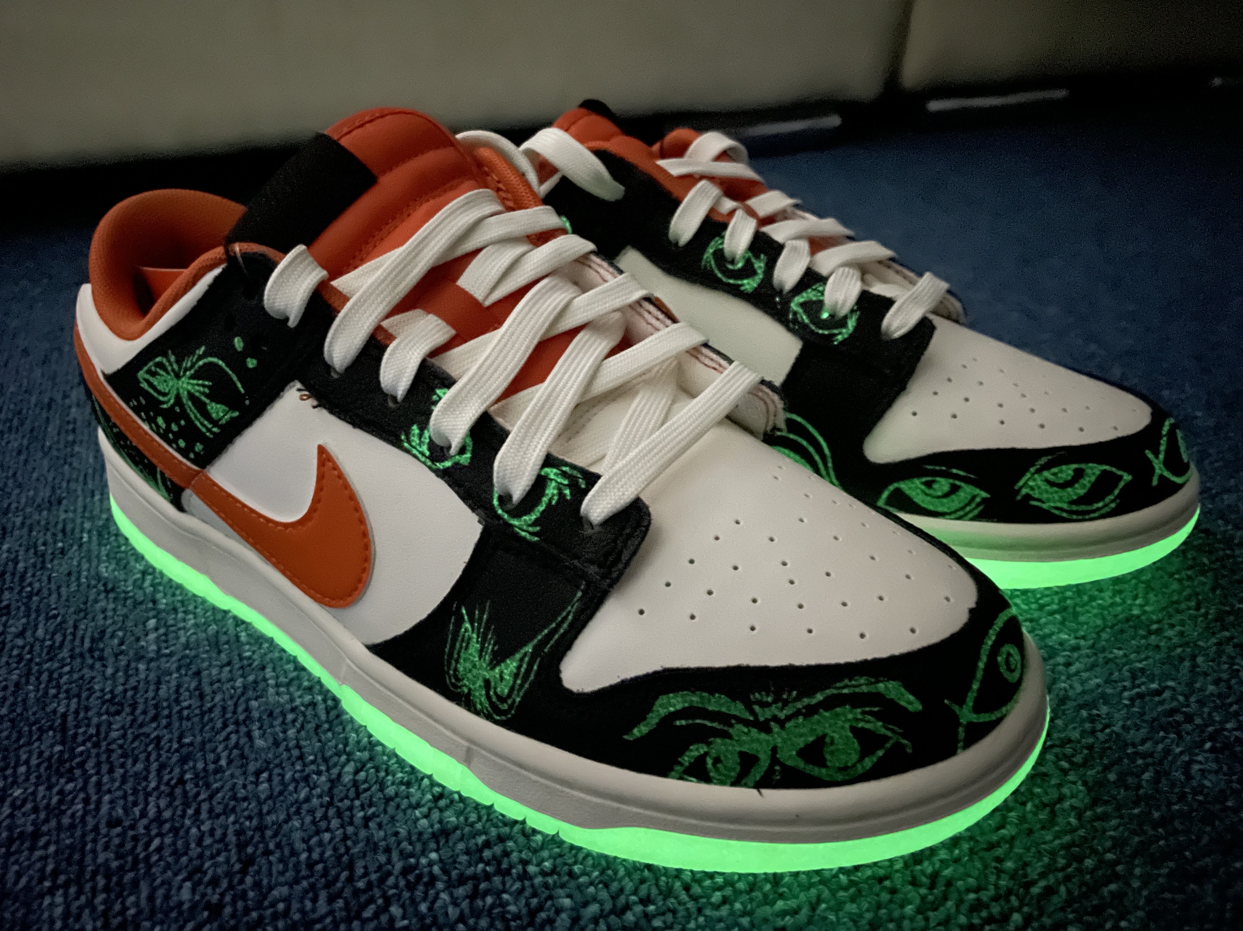 Nike Dunk Low Retro PRM Halloween 착용 스타일 - 5