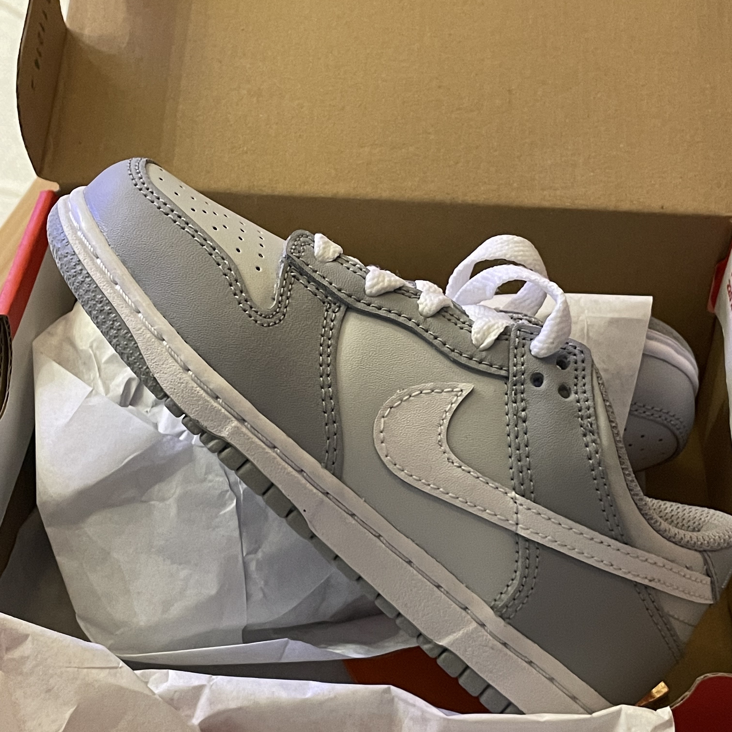 (PS) Nike Dunk Low Wolf Grey 착용 스타일 - 2