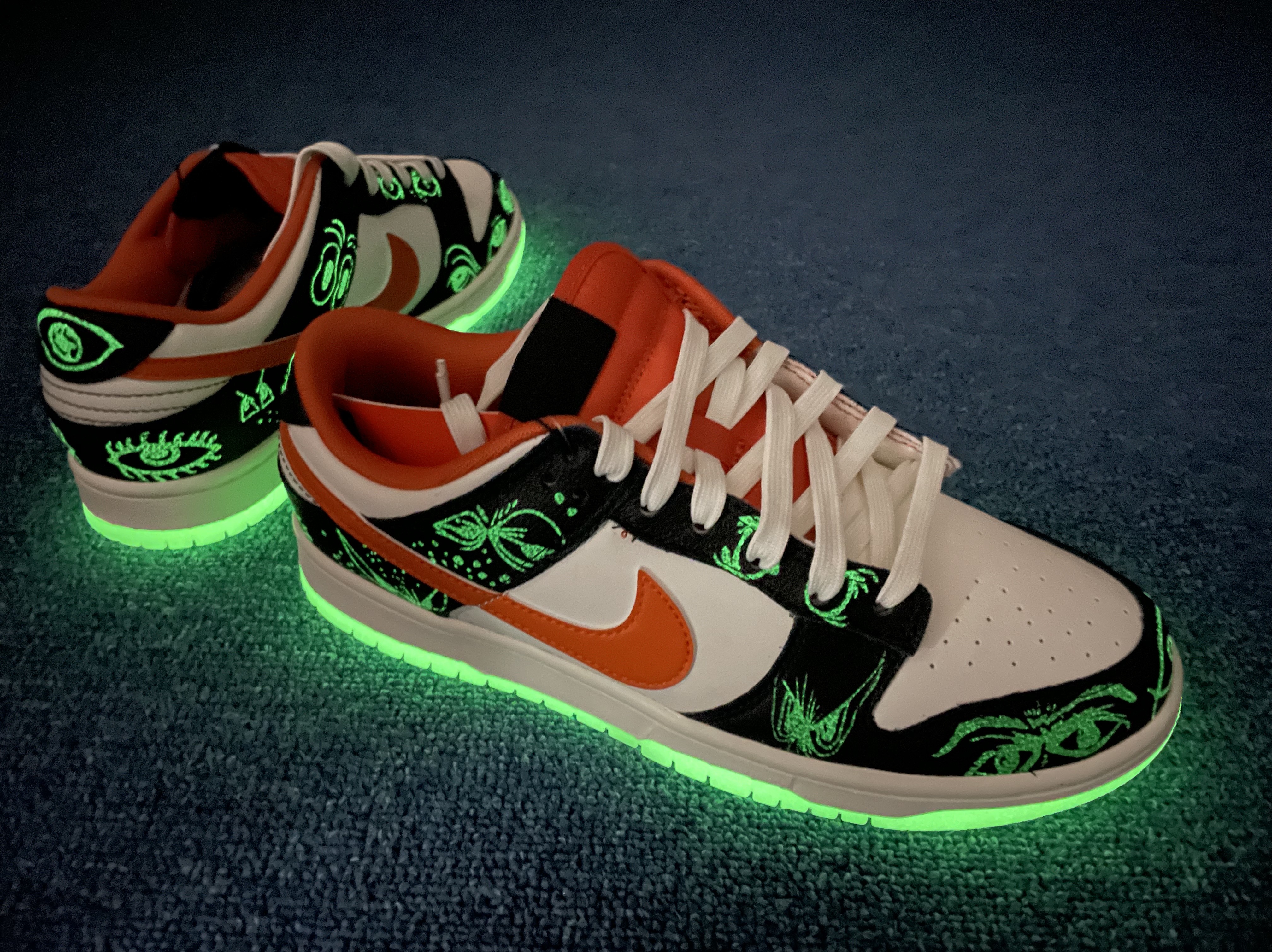 Nike Dunk Low Retro PRM Halloween 착용 스타일 - 1