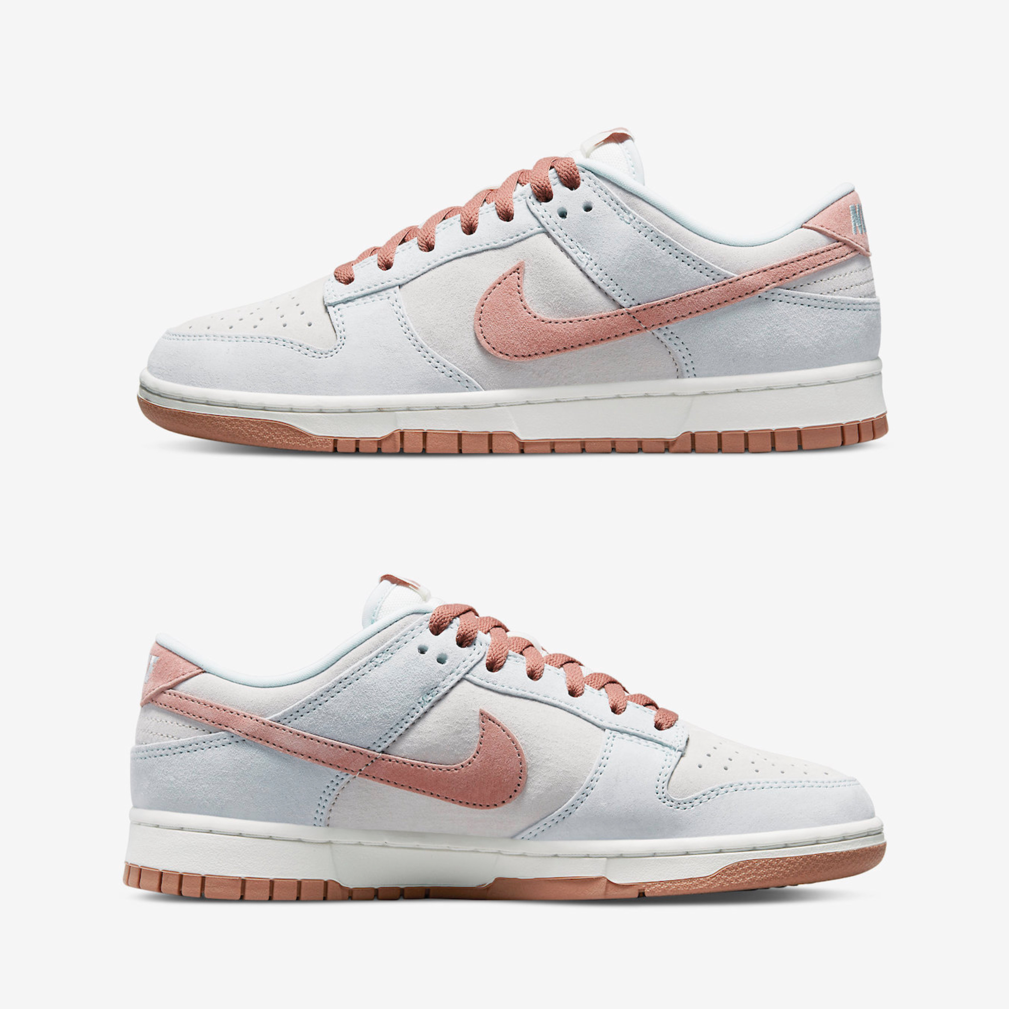 Nike Dunk Low Retro PRM Fossil Rose 착용 스타일 - 3
