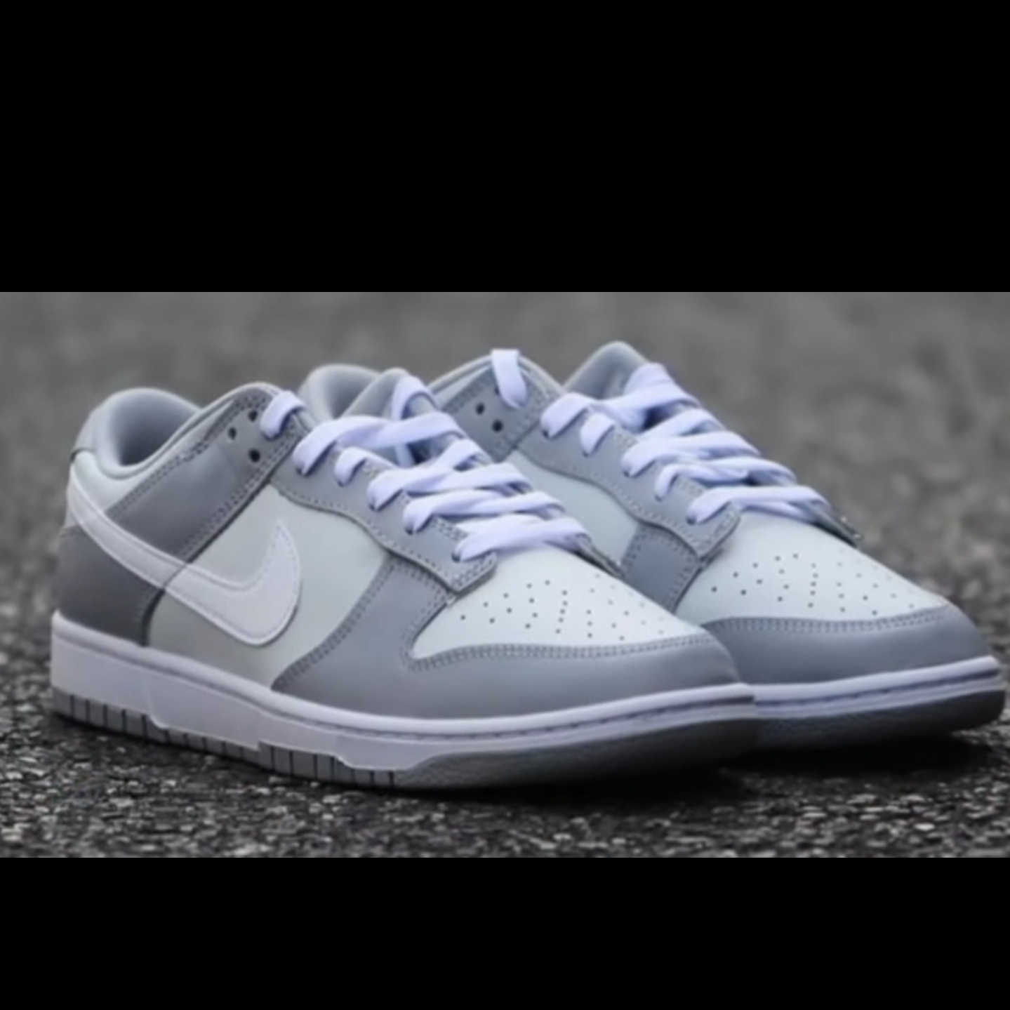 Nike Dunk Low Retro Wolf Grey 착용 스타일 - 1