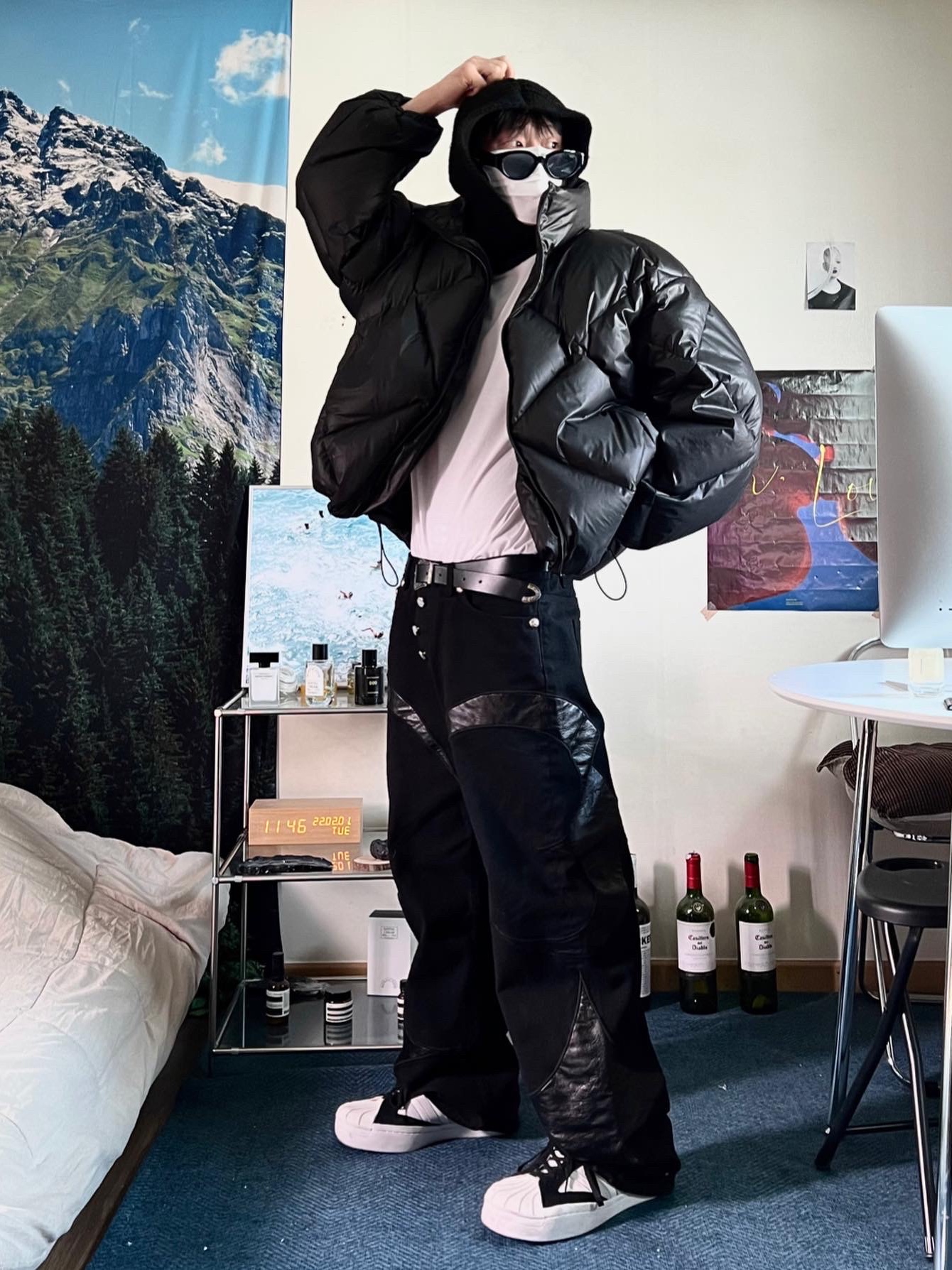 Y-3 Yohji Star White 착용 스타일 - 1