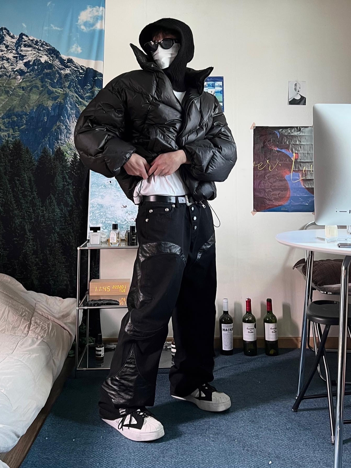 Y-3 Yohji Star White 착용 스타일 - 2