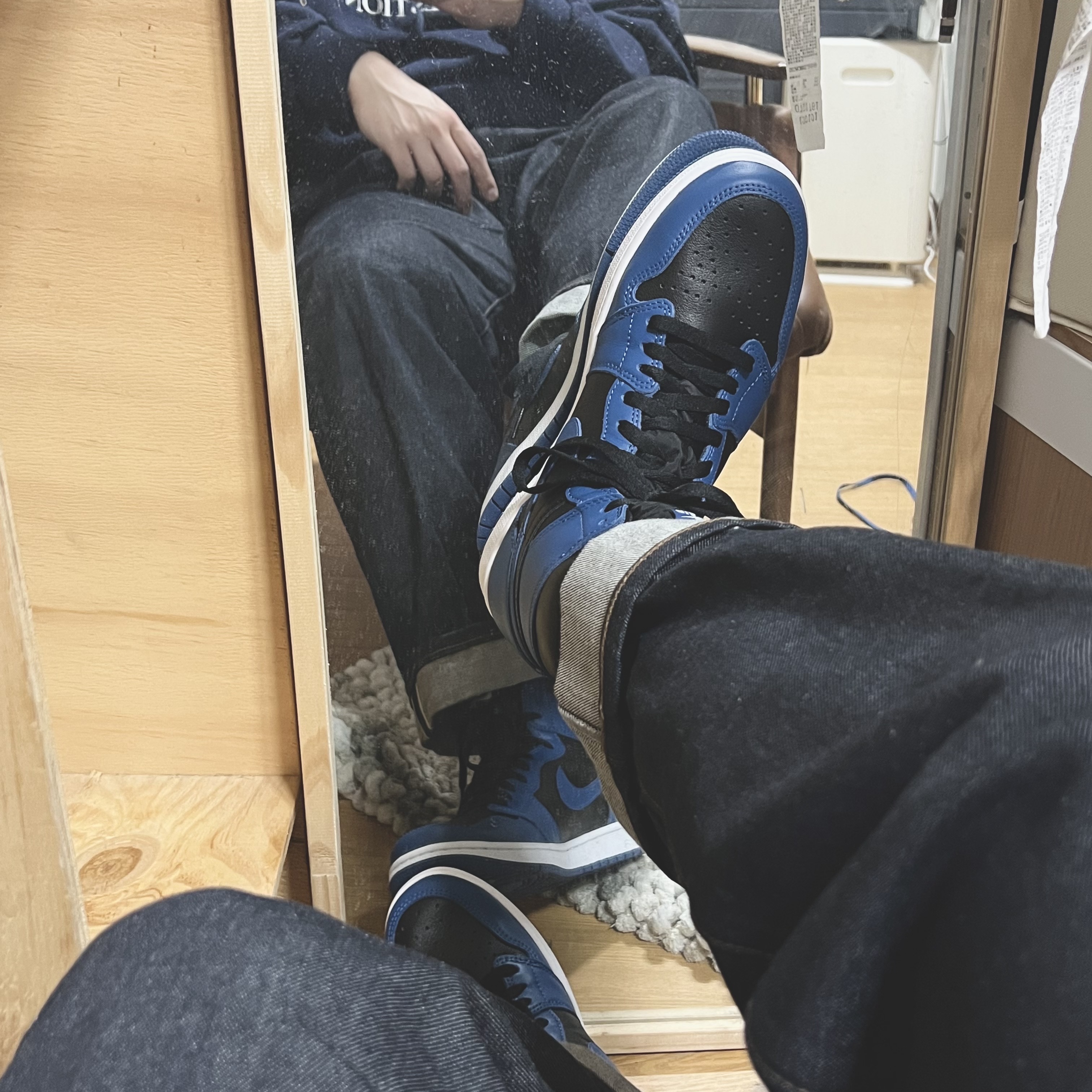 Jordan 1 Retro High OG Dark Marina Blue 착용 스타일