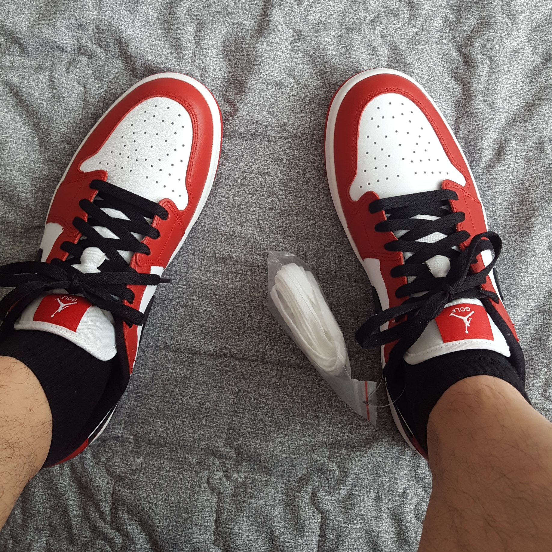 Jordan 1 Low Golf Chicago 착용 스타일