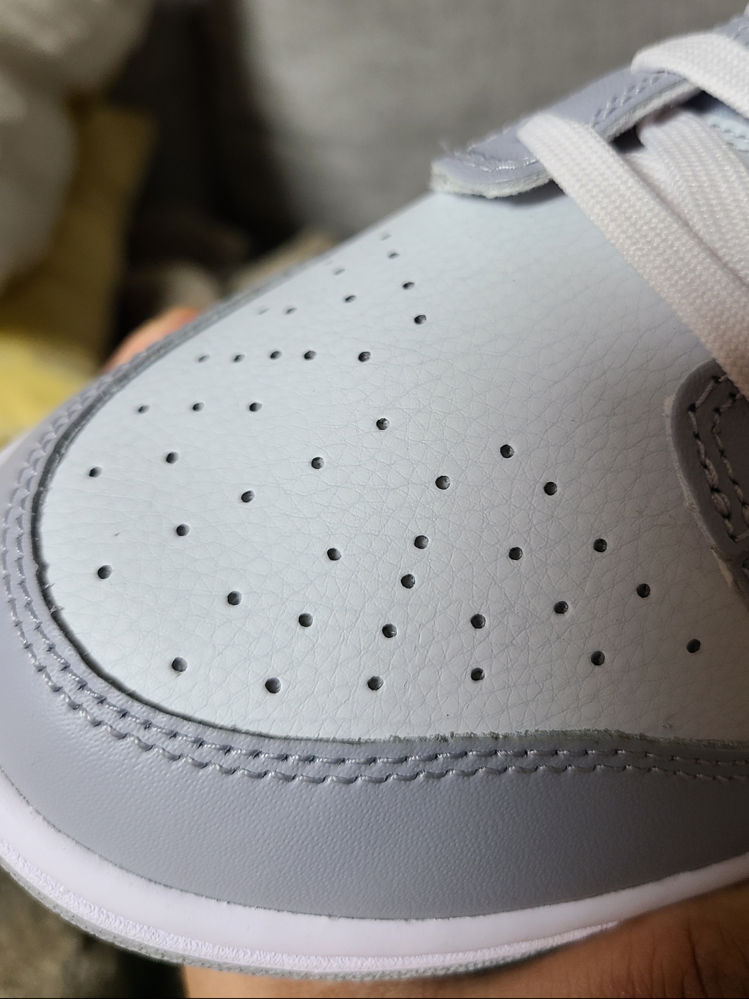 Nike Dunk Low Retro Wolf Grey 착용 스타일 - 4