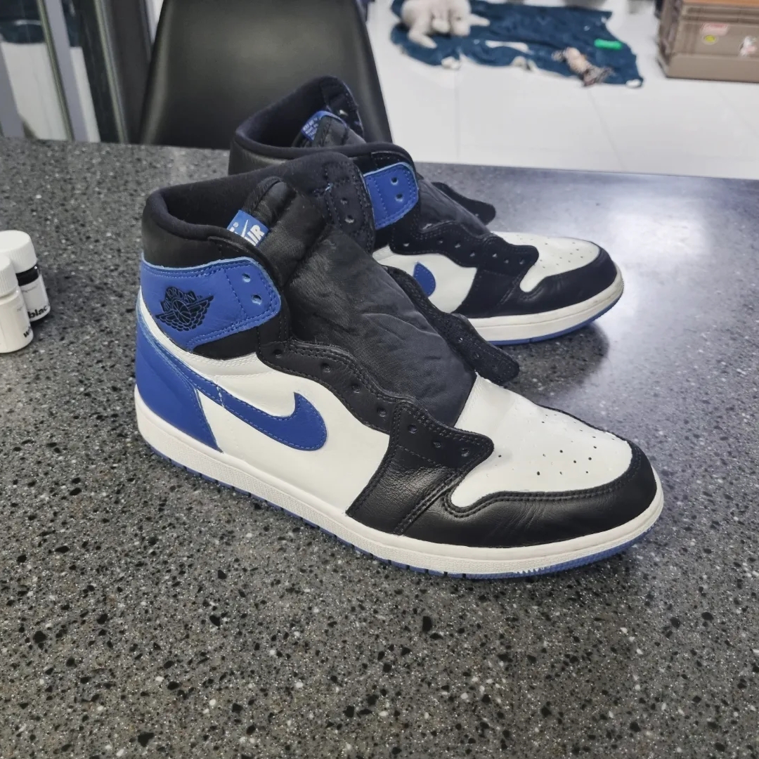 Jordan 1 Retro High OG Dark Marina Blue 착용 스타일 - 2