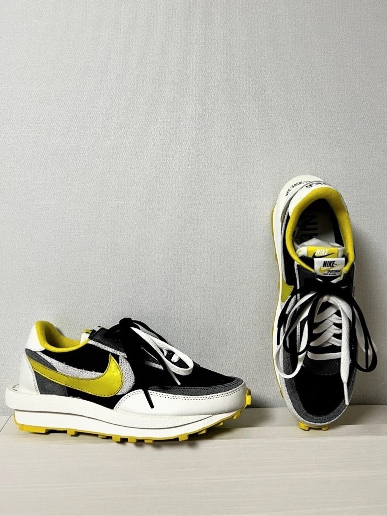 Nike x Sacai x Undercover LDWaffle Black Bright Citron 착용 스타일